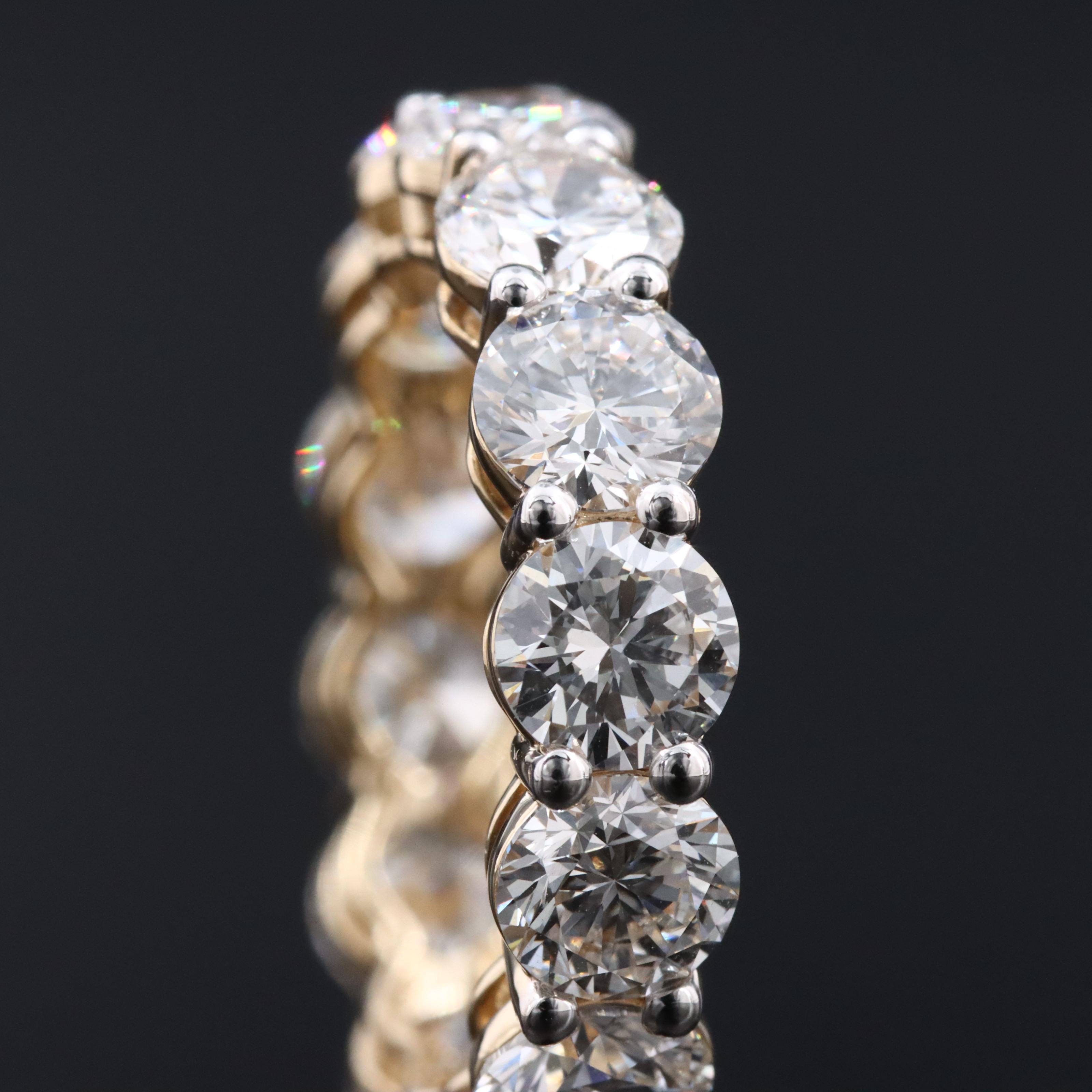14K 5.85 CTW Lab Grown Diamond Eternity Band