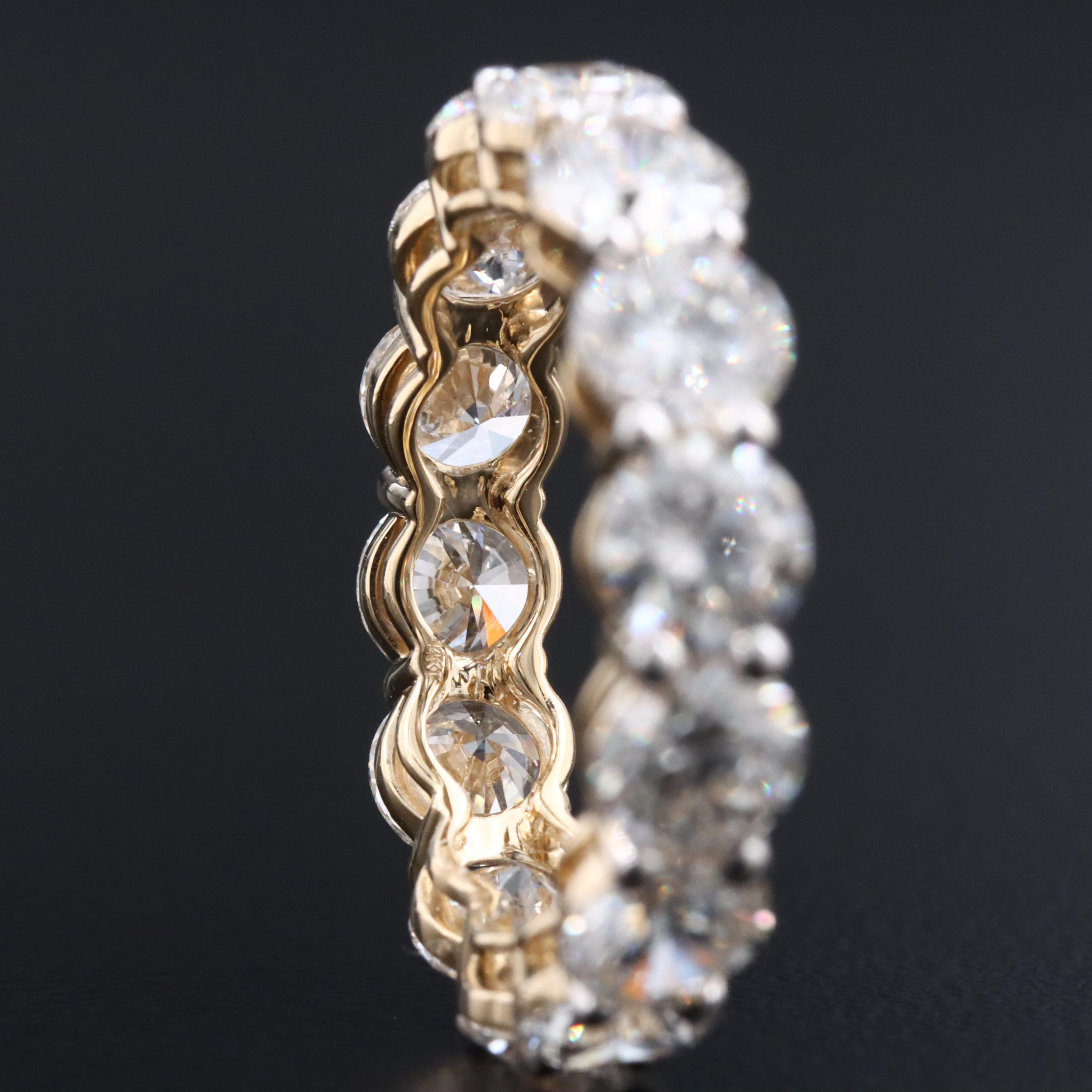 14K 5.85 CTW Lab Grown Diamond Eternity Band