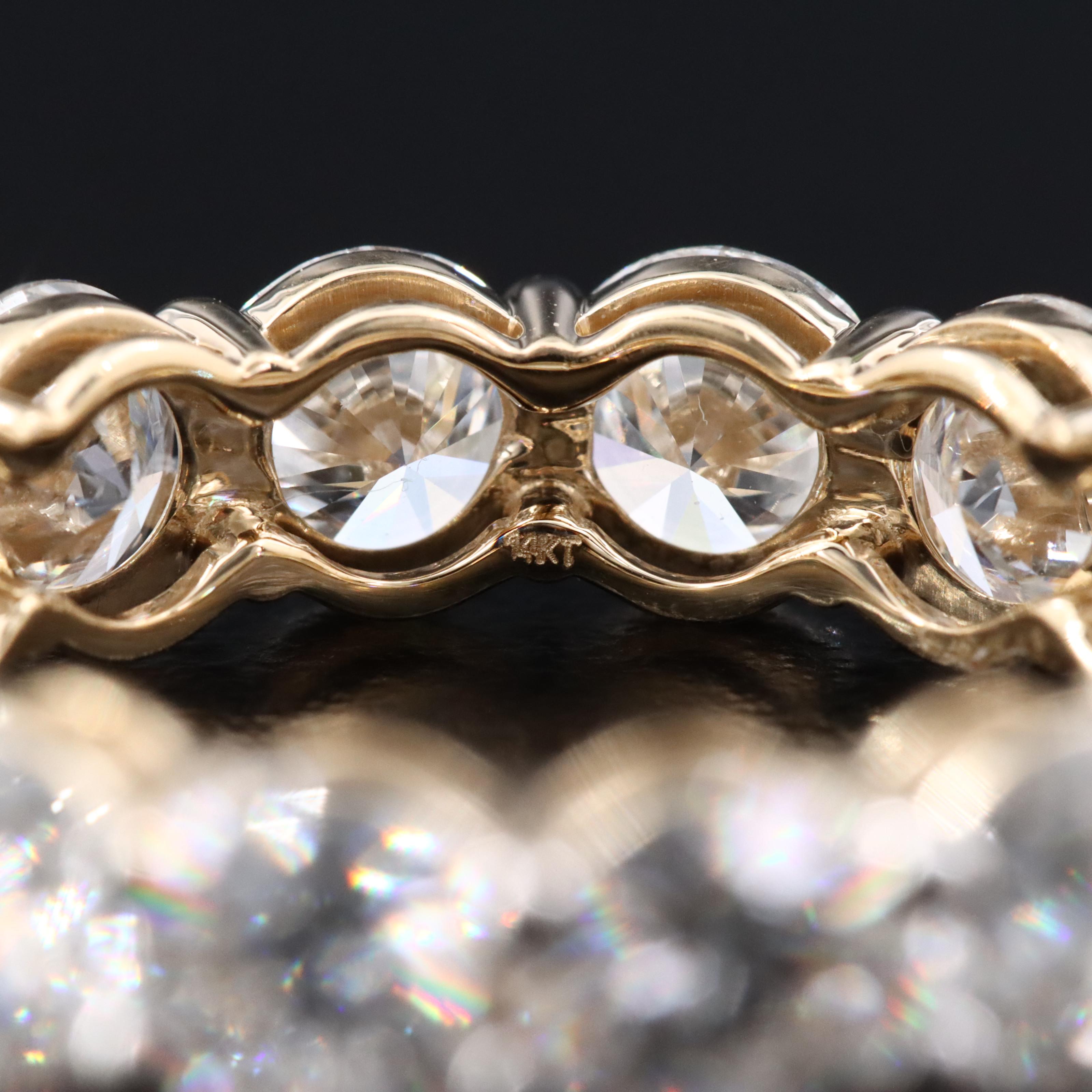 14K 5.85 CTW Lab Grown Diamond Eternity Band