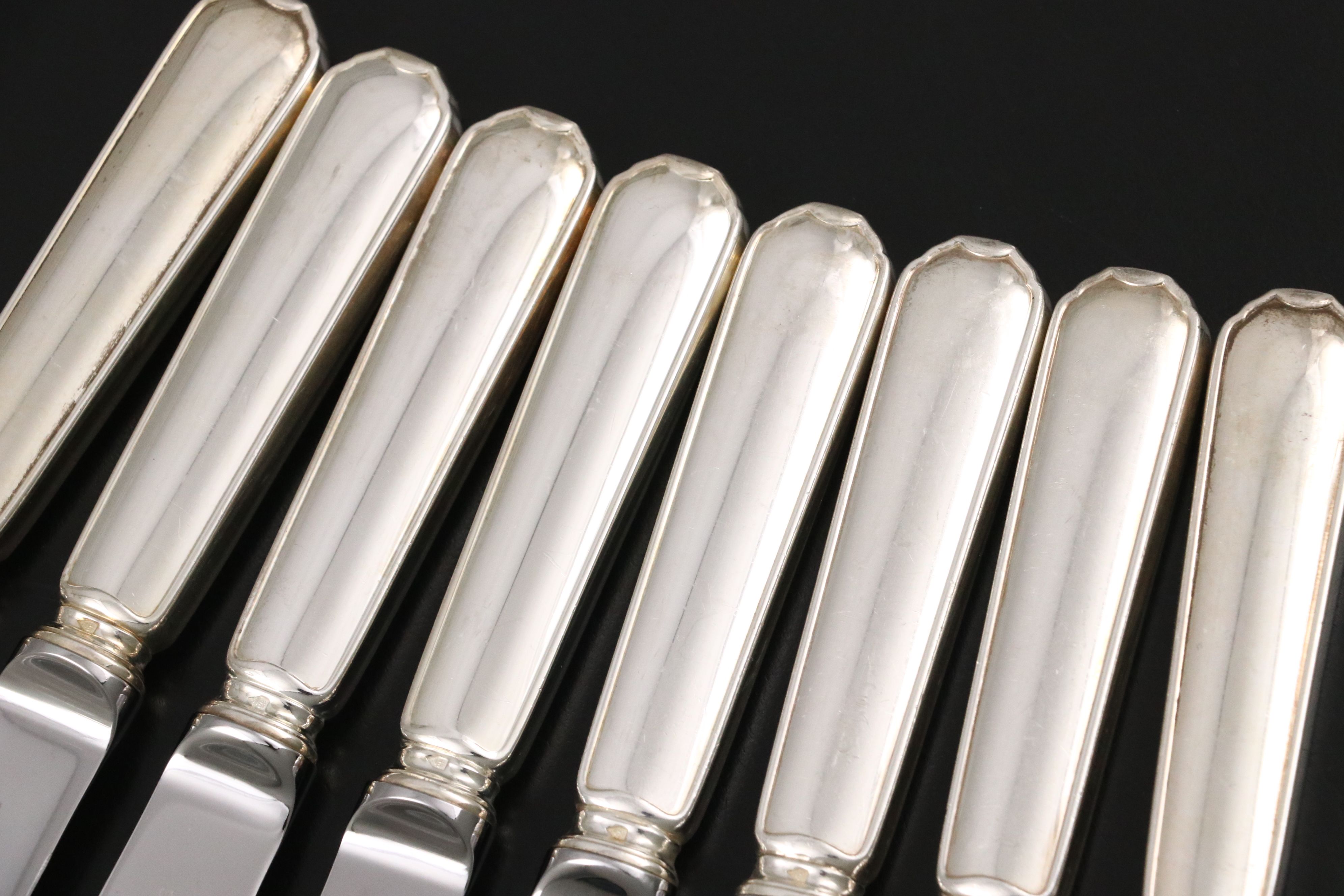 Christofle Sterling Silver Handle Dinner Knives