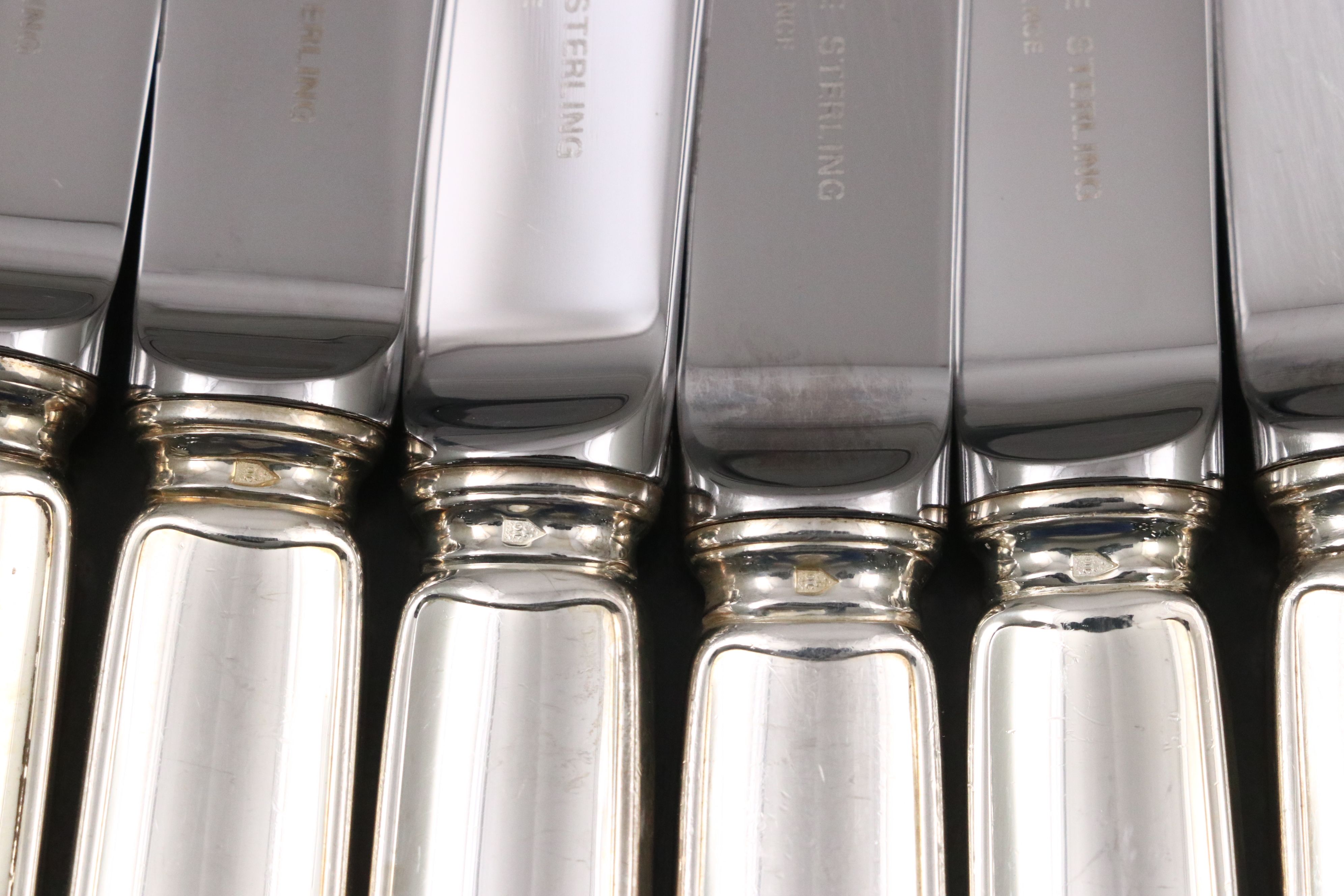 Christofle Sterling Silver Handle Dinner Knives