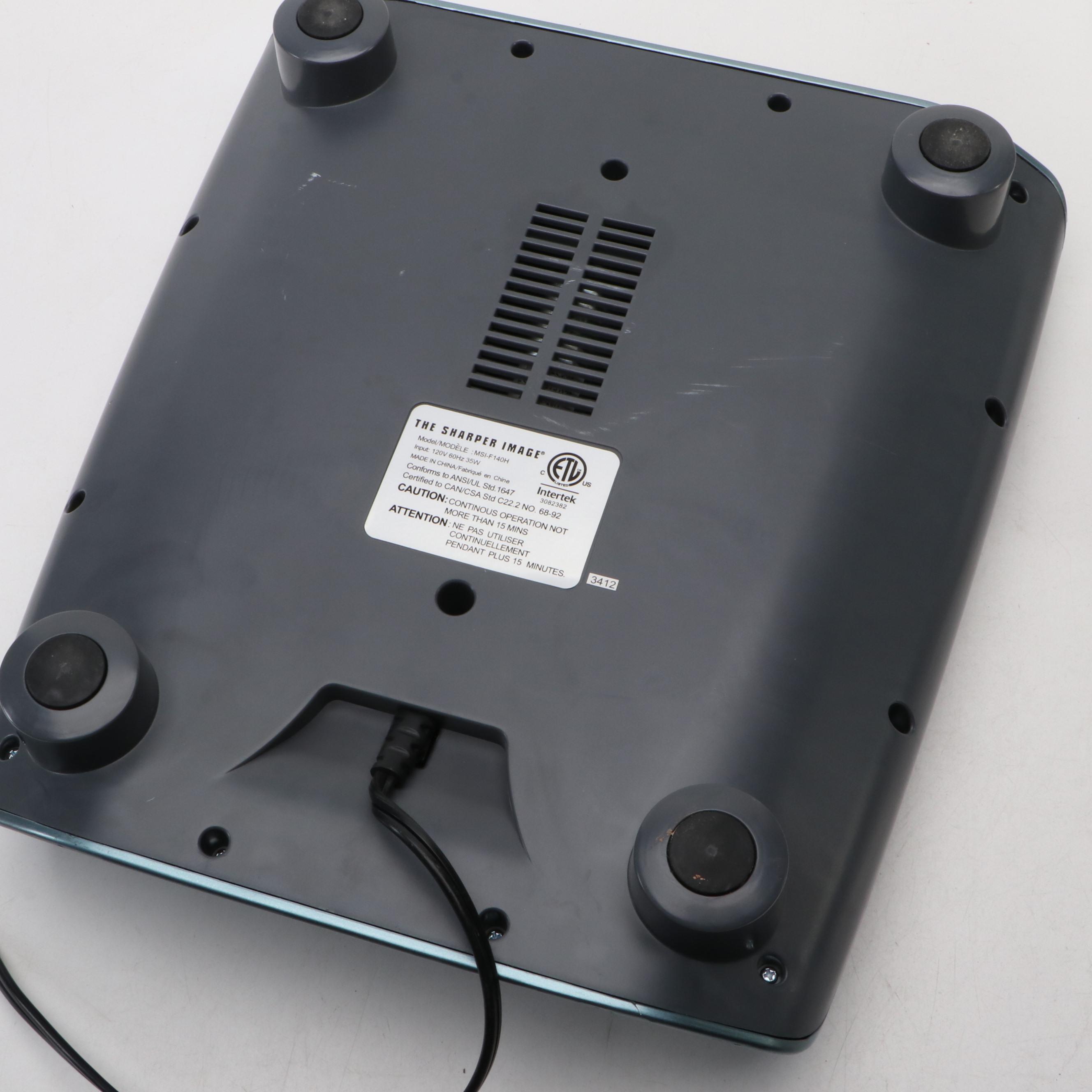 Health O Meter Metal Floor Scale with Electronic Foot Massage Device