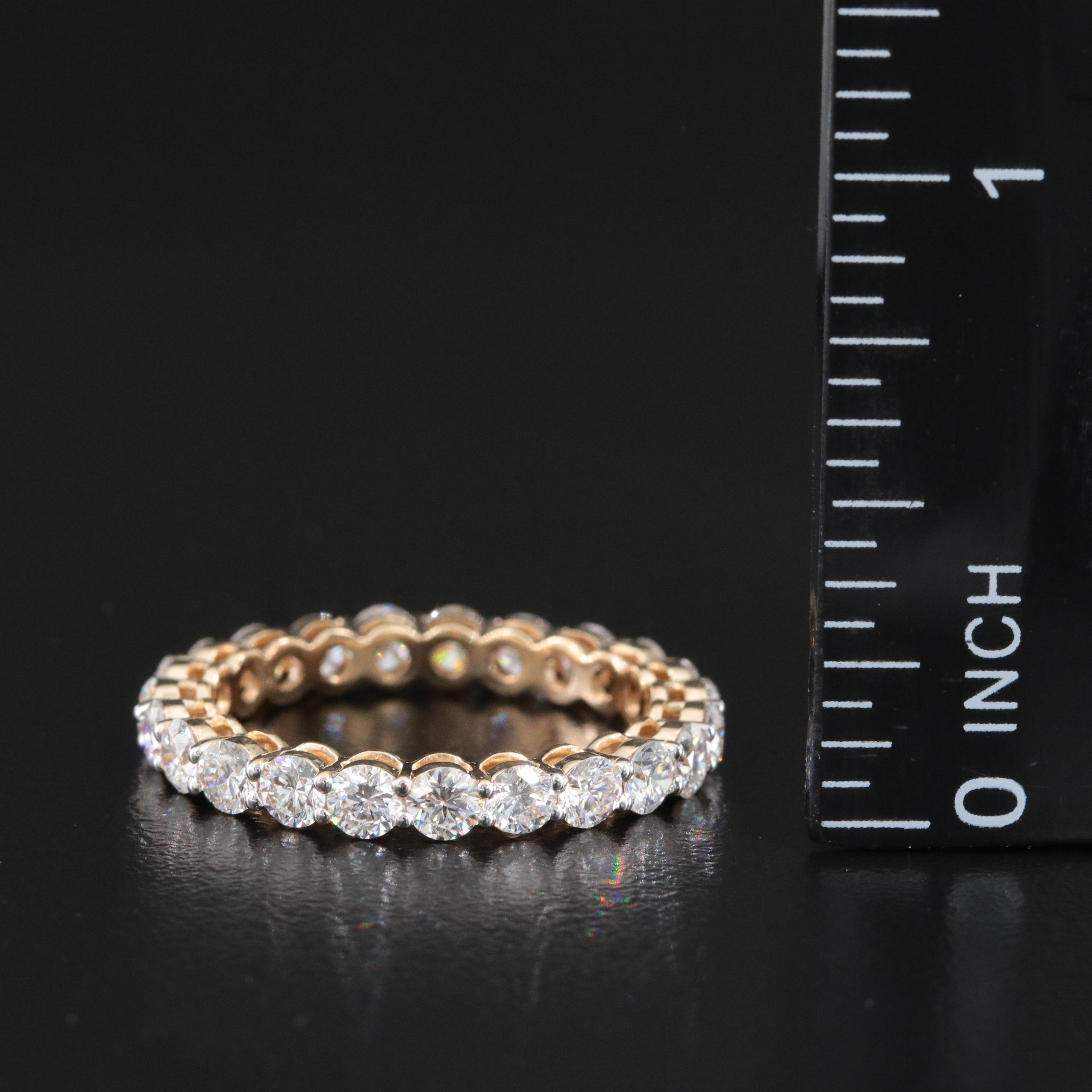 14K 2.10 CTW Lab Grown Diamond Eternity Band