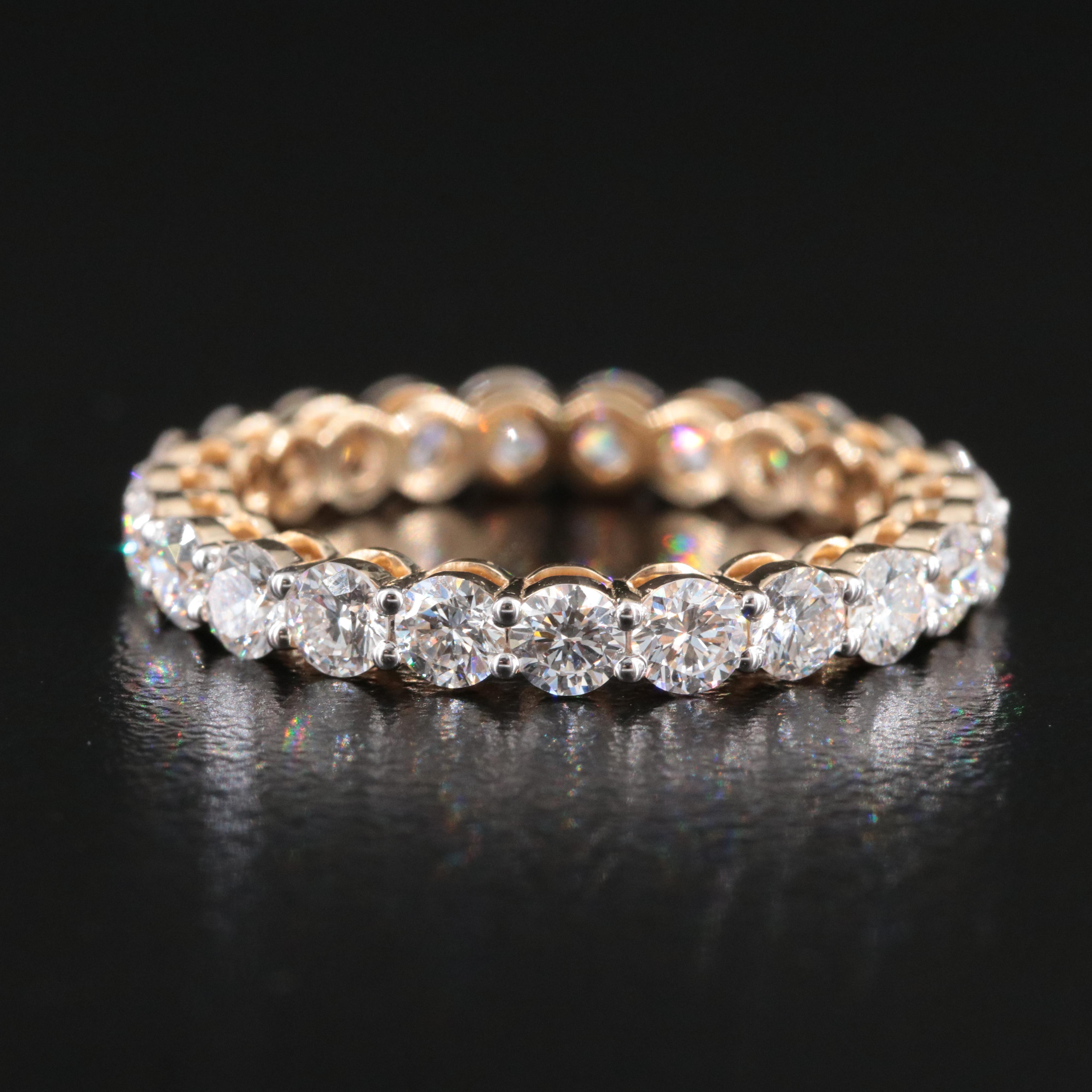 14K 2.10 CTW Lab Grown Diamond Eternity Band