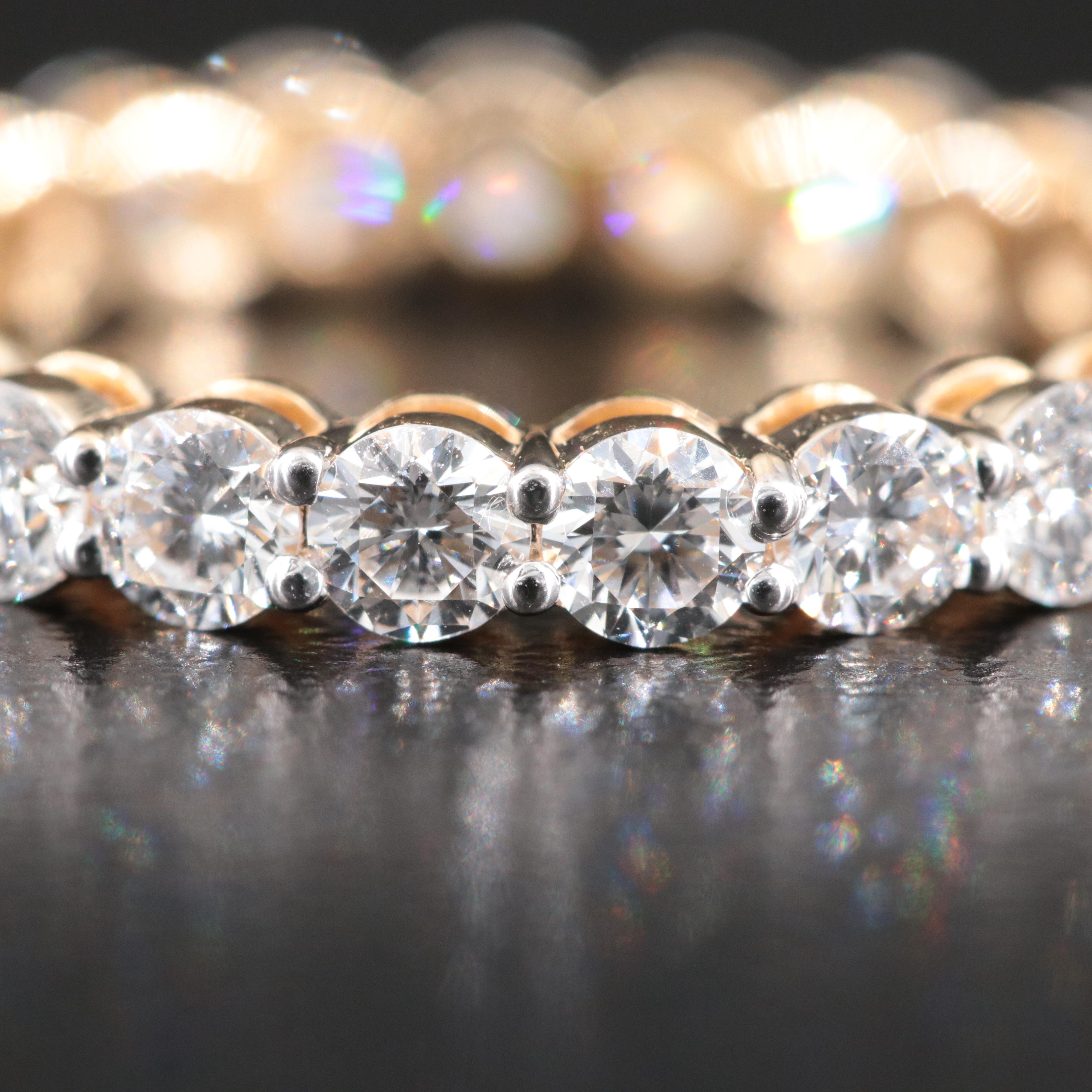 14K 2.10 CTW Lab Grown Diamond Eternity Band