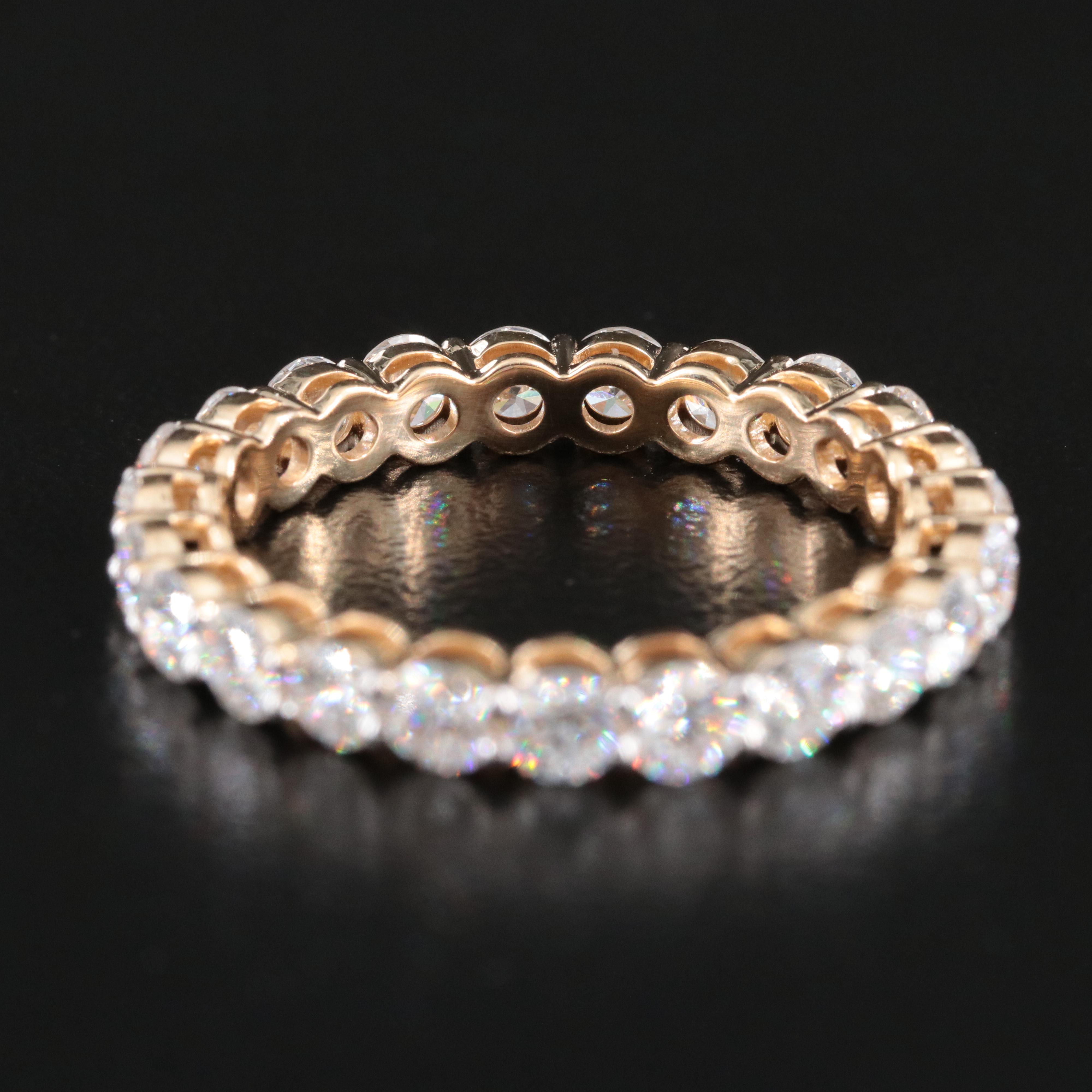 14K 2.10 CTW Lab Grown Diamond Eternity Band