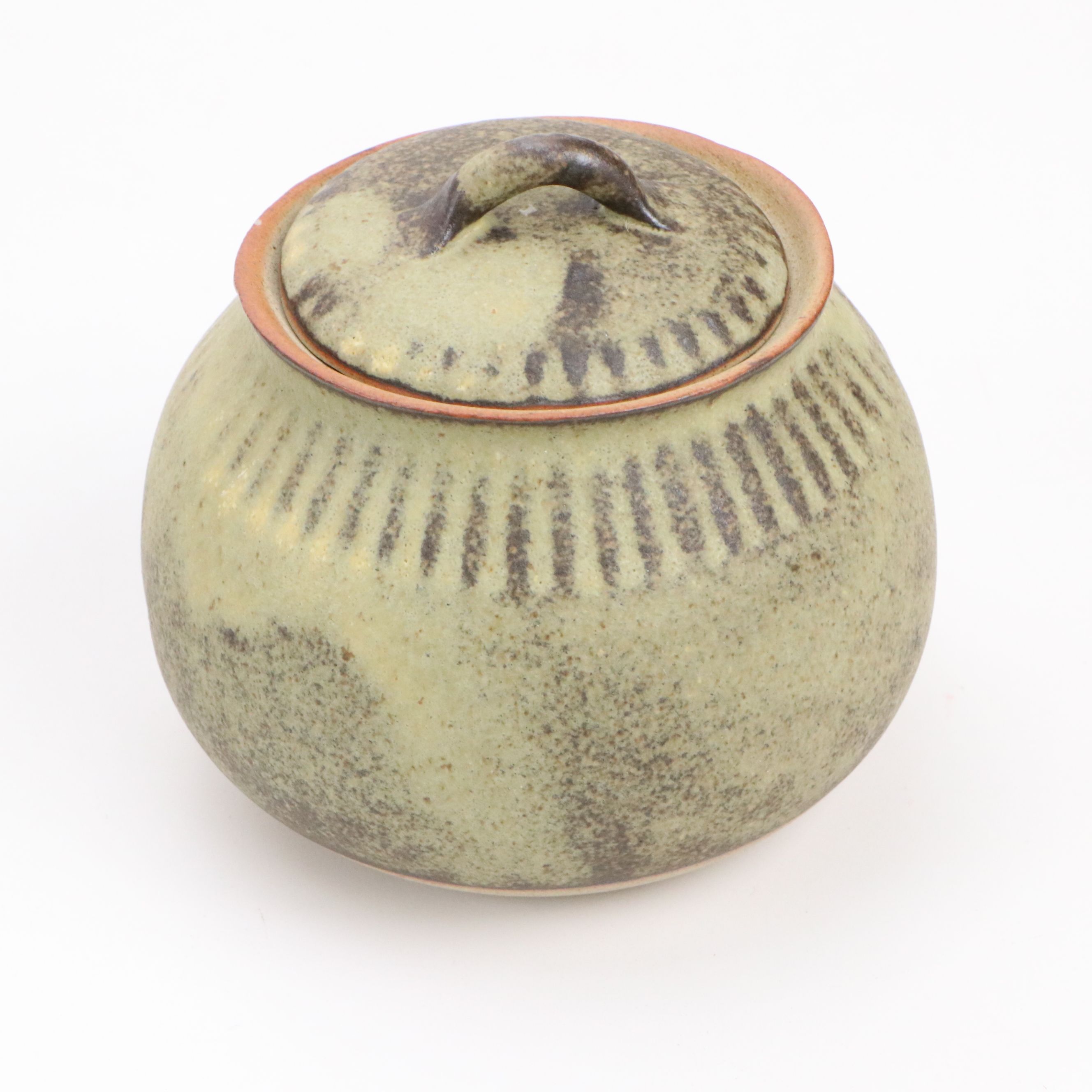 English Tremar Pottery Rustic Tea Set, Mid-20th Century