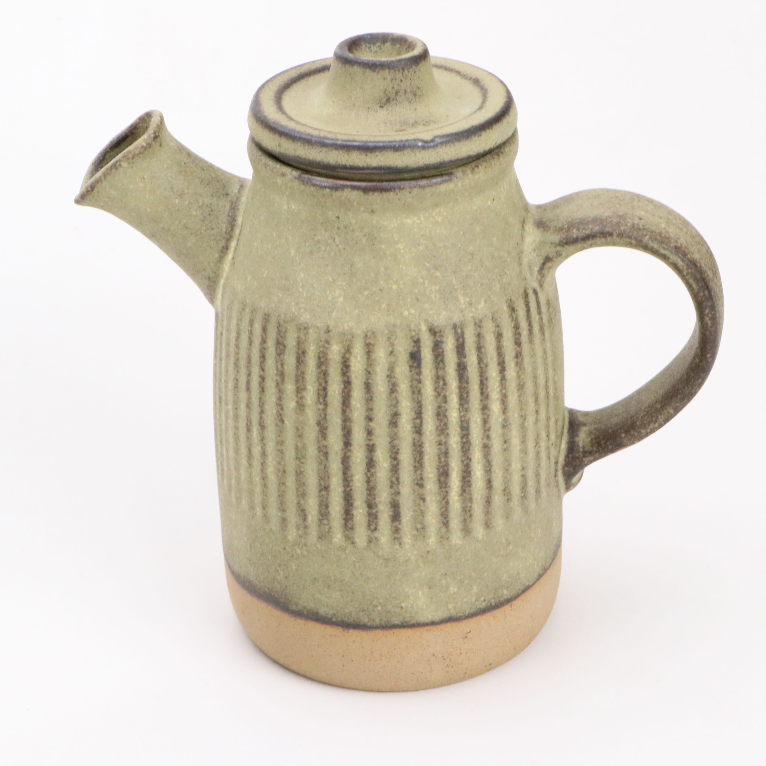 English Tremar Pottery Rustic Tea Set, Mid-20th Century