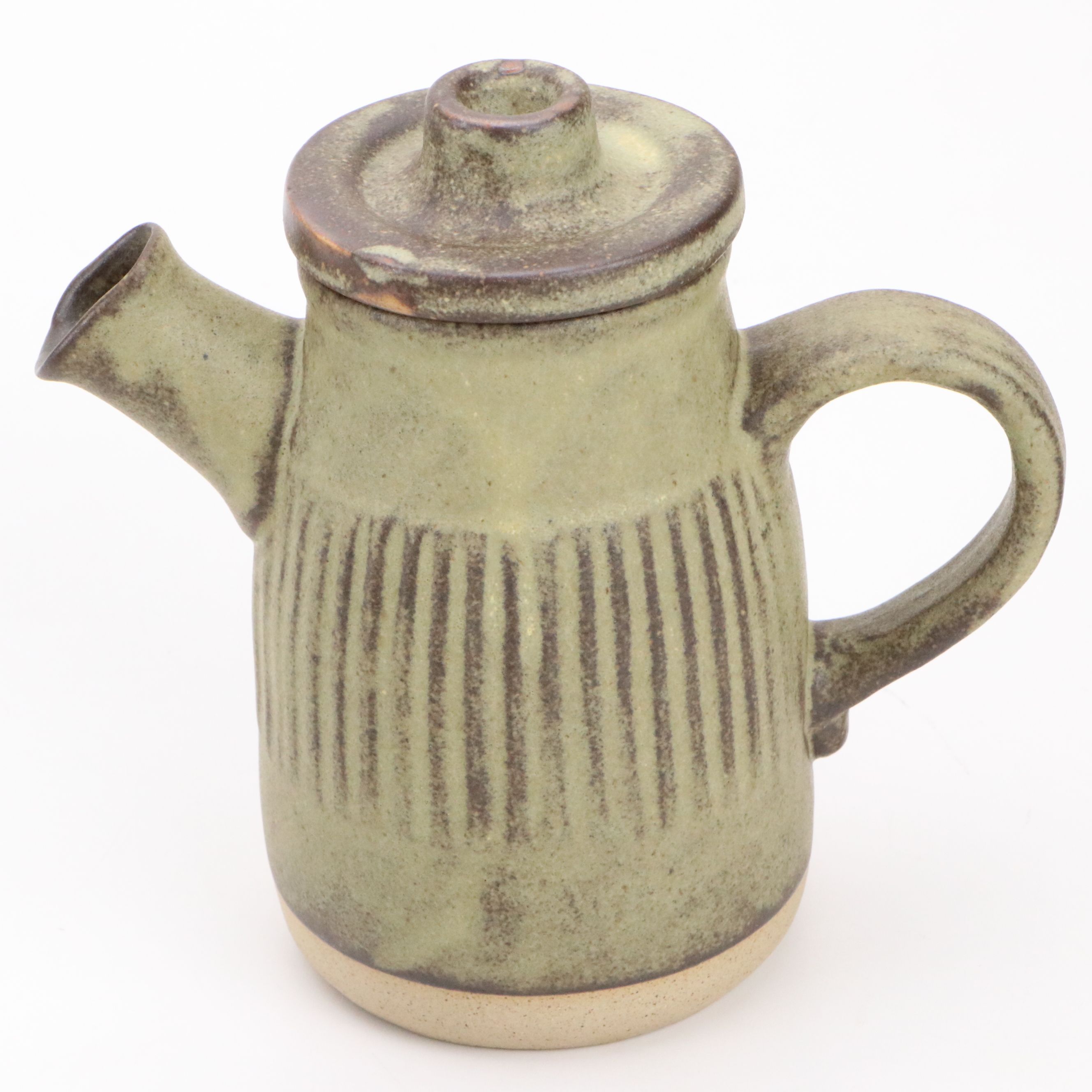 English Tremar Pottery Rustic Tea Set, Mid-20th Century