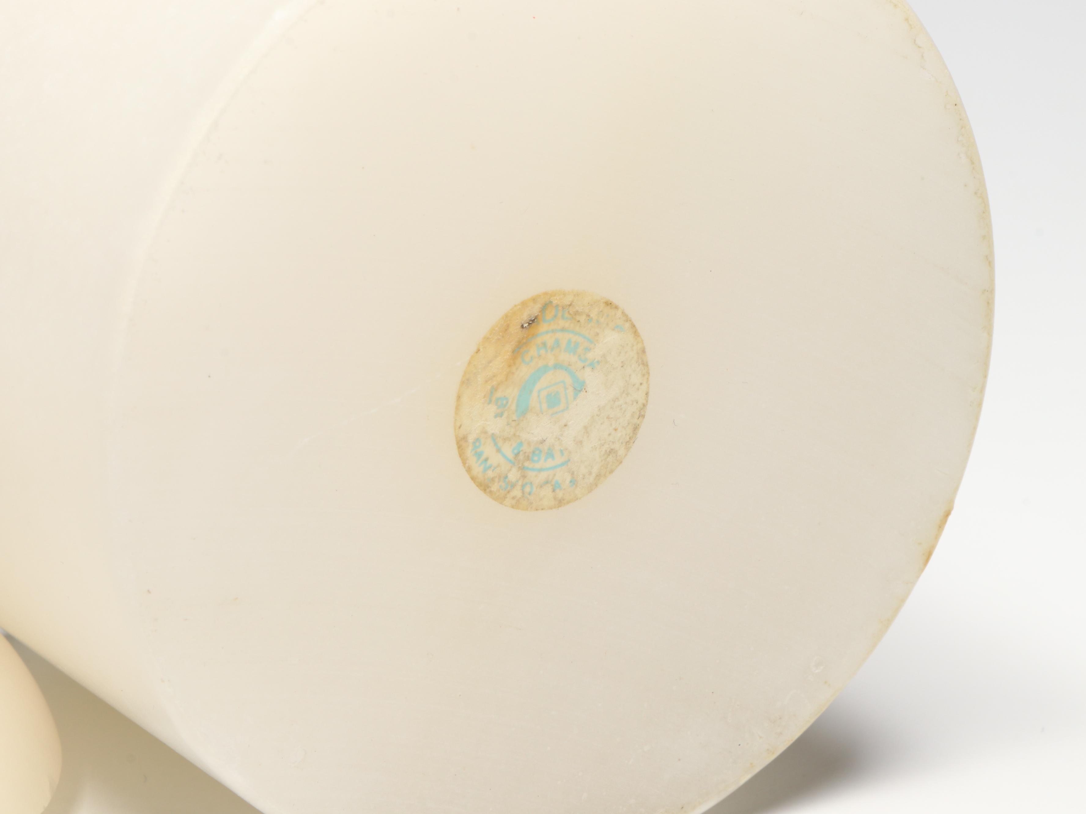 Marble Ashtray, Carved Banded Calcite Swan, and Alabaster Jar