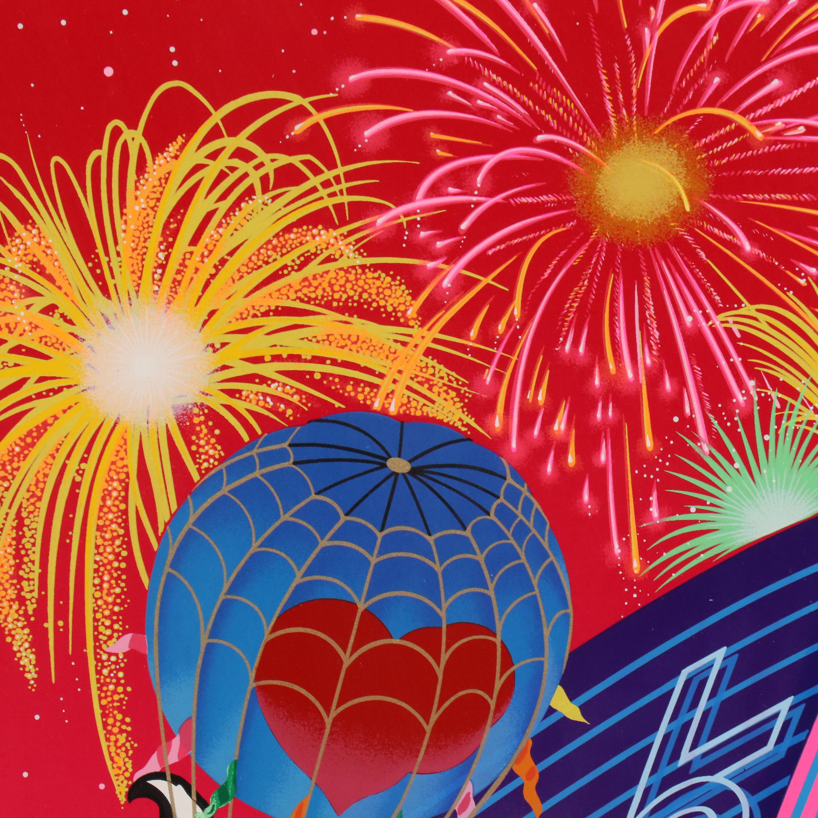 Melanie Taylor Kent Serigraph "That's 50 Folks!," 1991