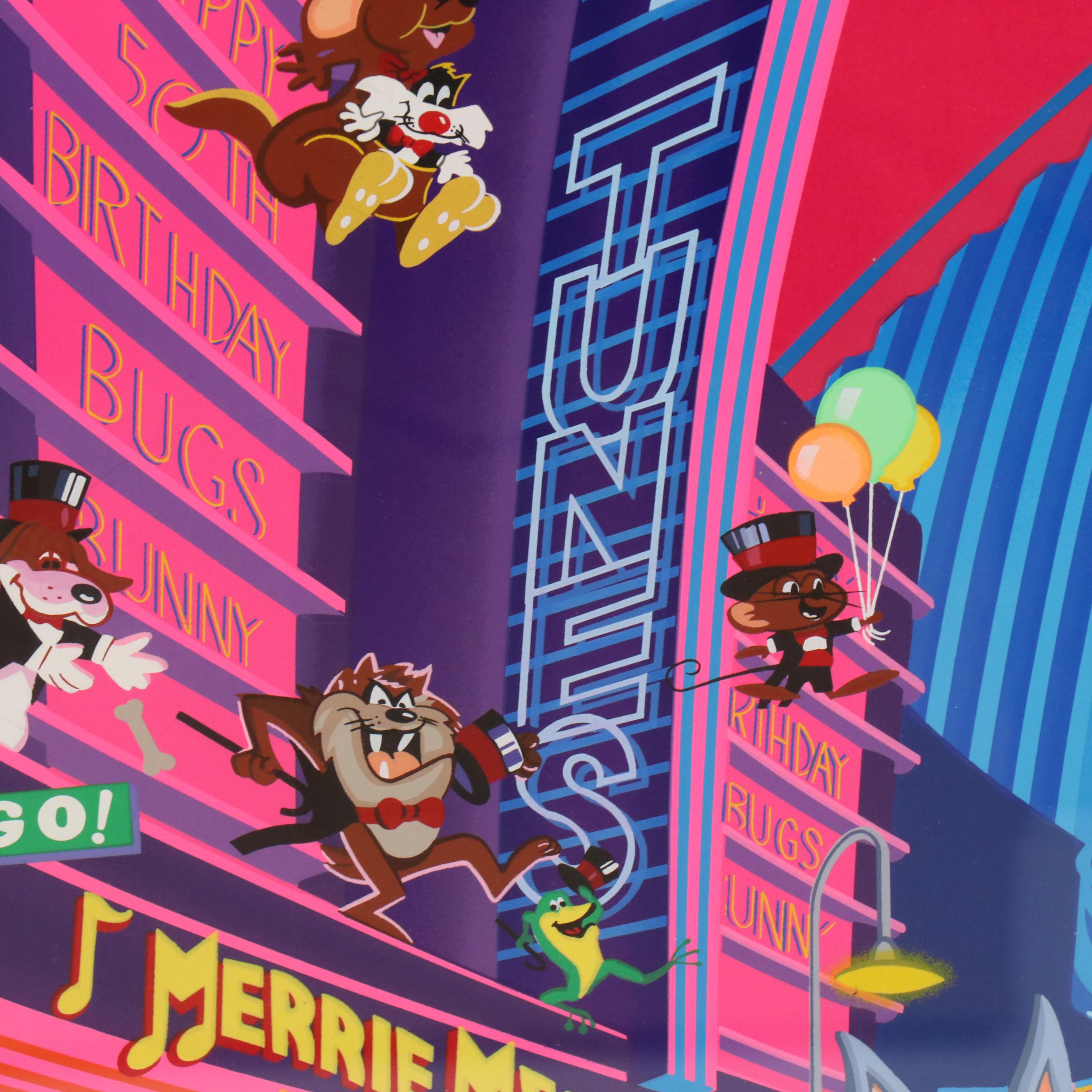 Melanie Taylor Kent Serigraph "That's 50 Folks!," 1991