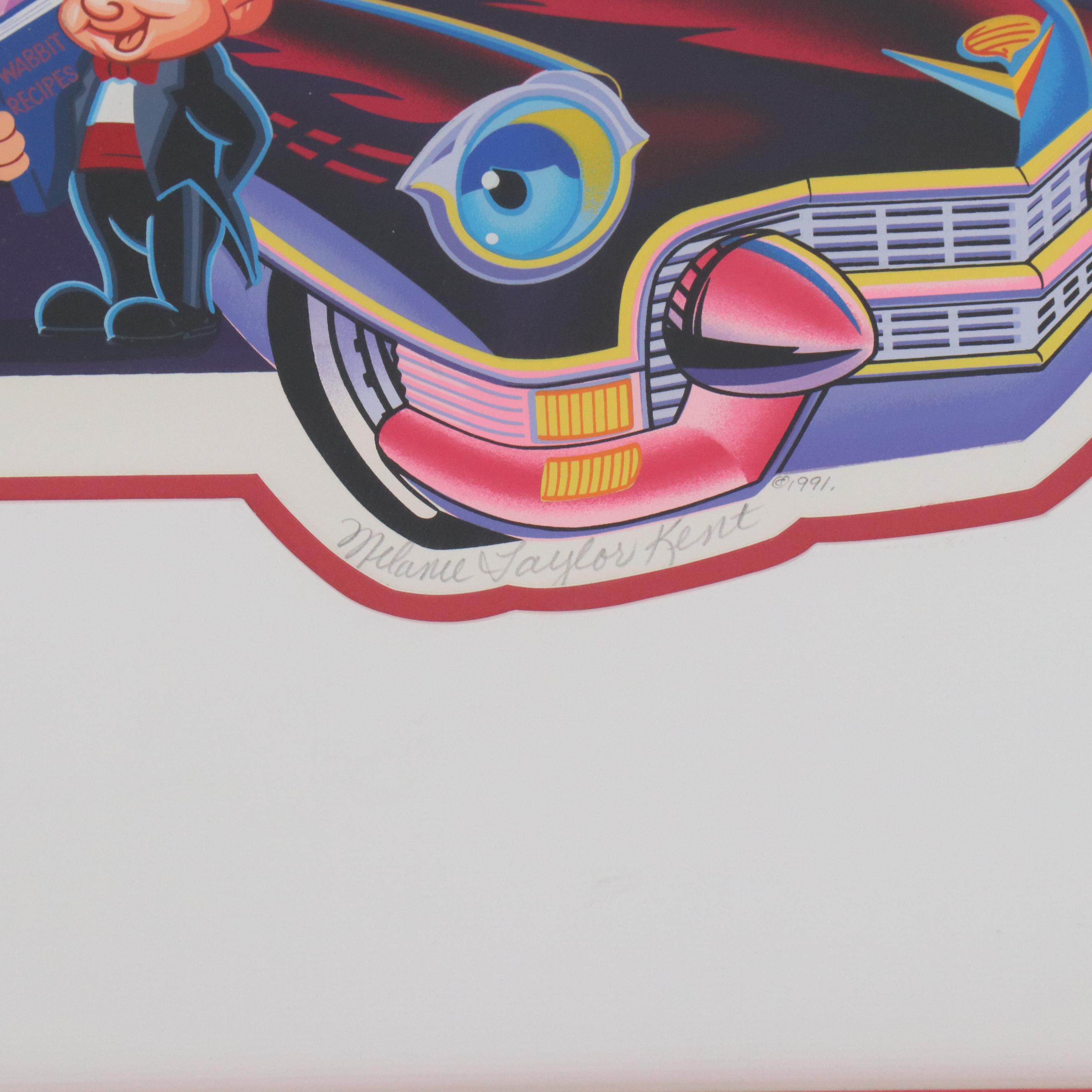 Melanie Taylor Kent Serigraph "That's 50 Folks!," 1991