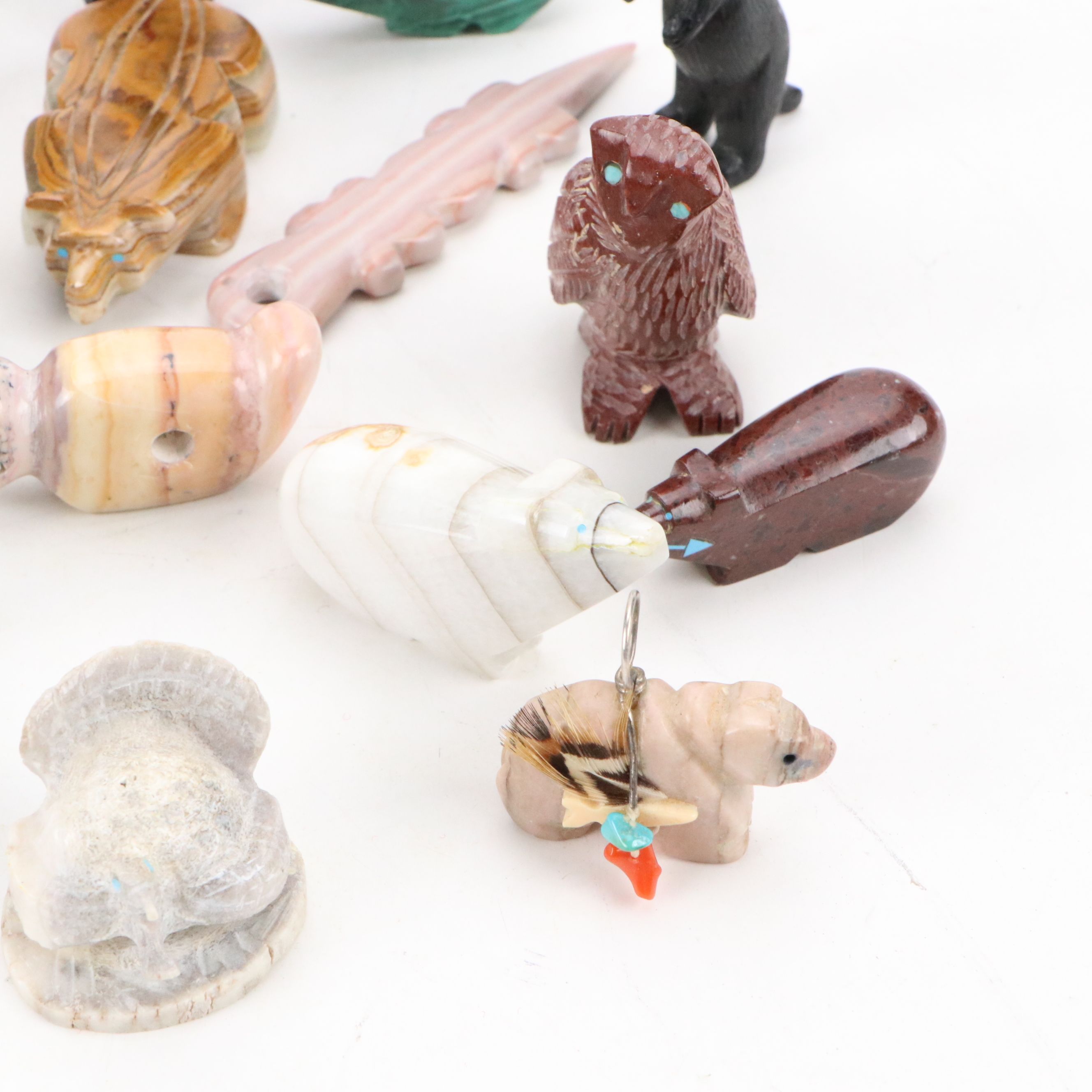 Zuni Carved Stone Fetishes