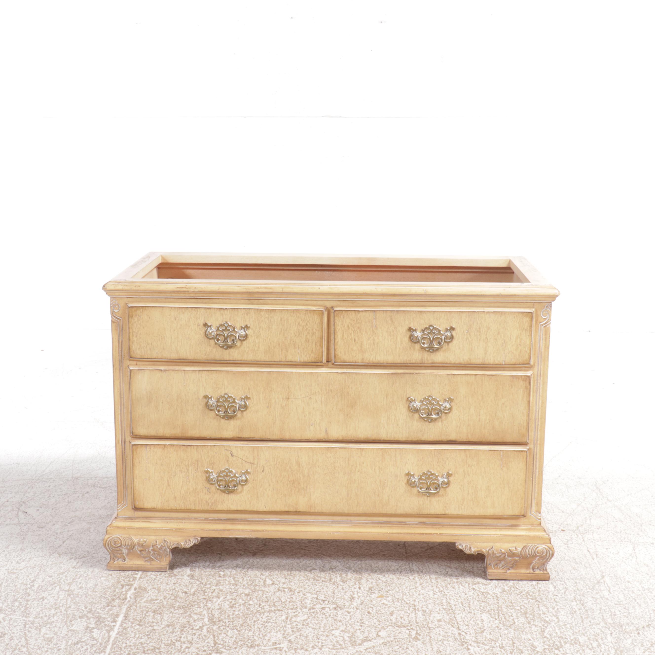 French Provincial Inspired "Burnished Wheat" Finished Wardrobe