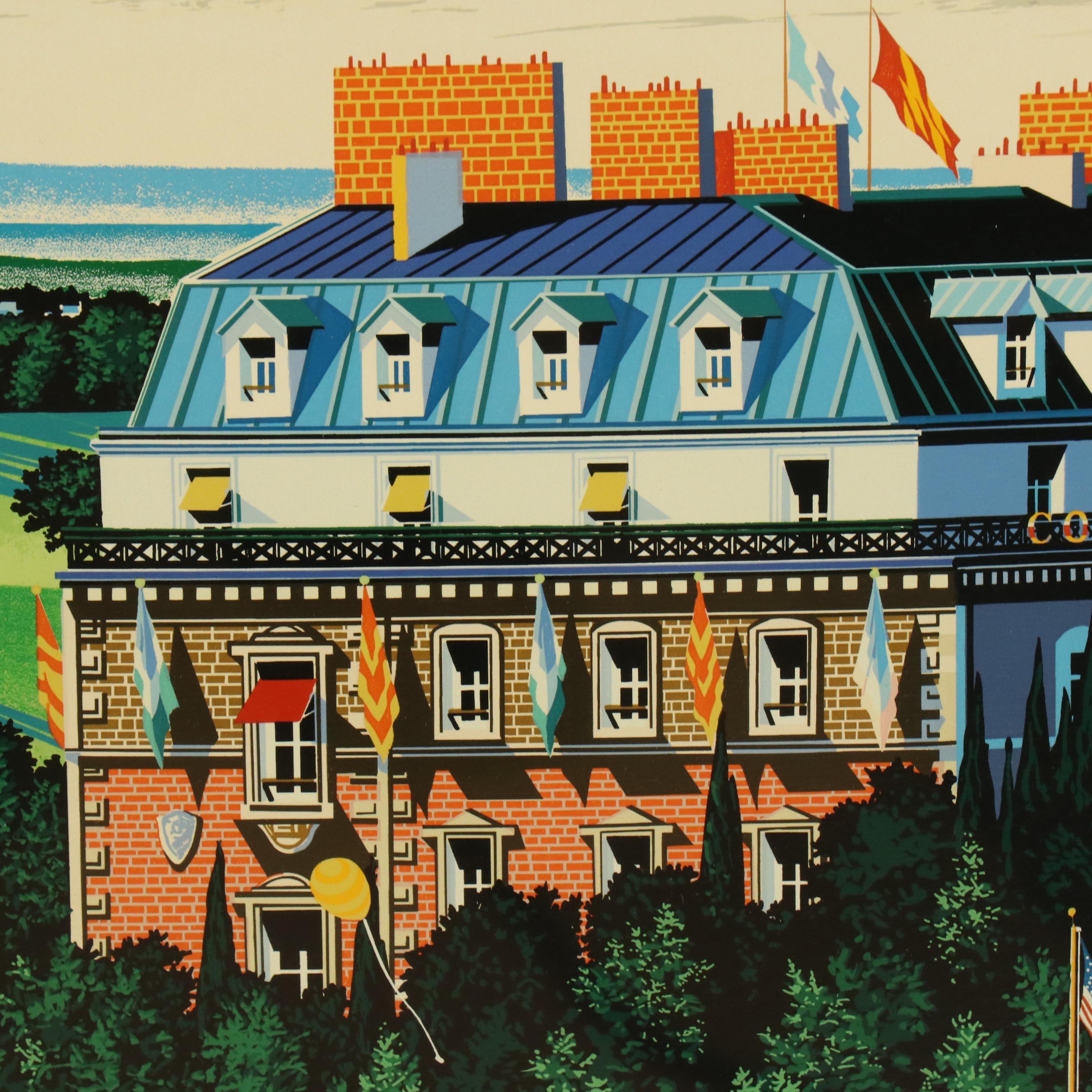 Hiro Yamagata Serigraph "Country Club," 1988