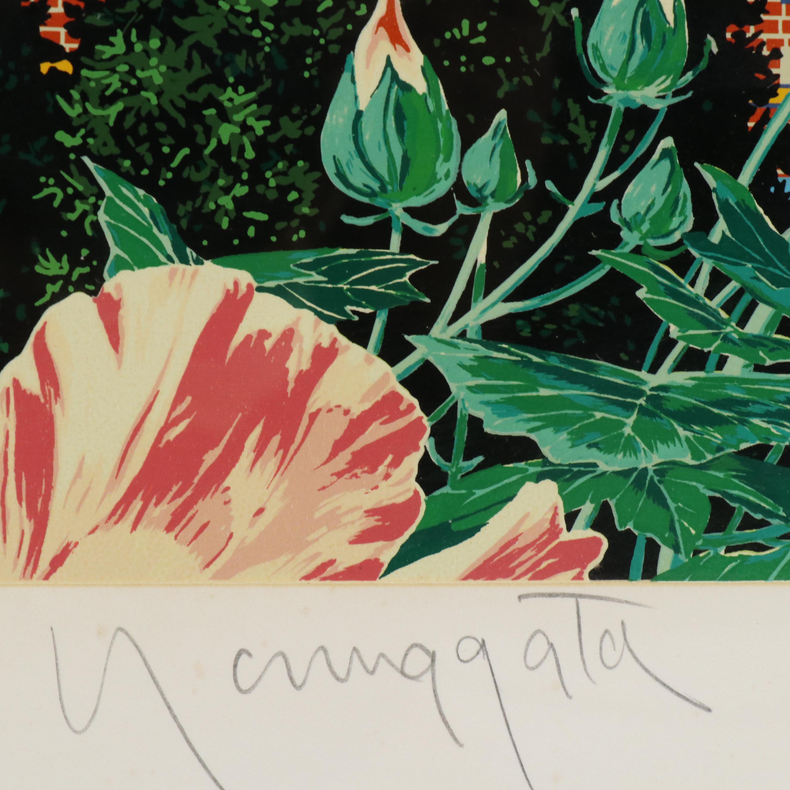 Hiro Yamagata Serigraph "Country Club," 1988