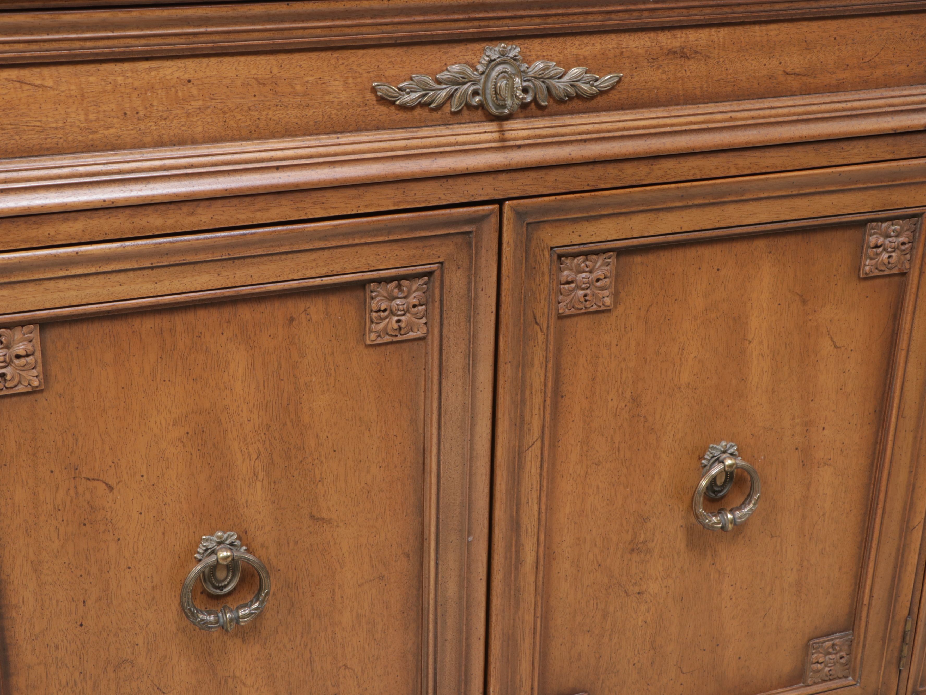 Henredon Louis XVI Style Walnut Buffet