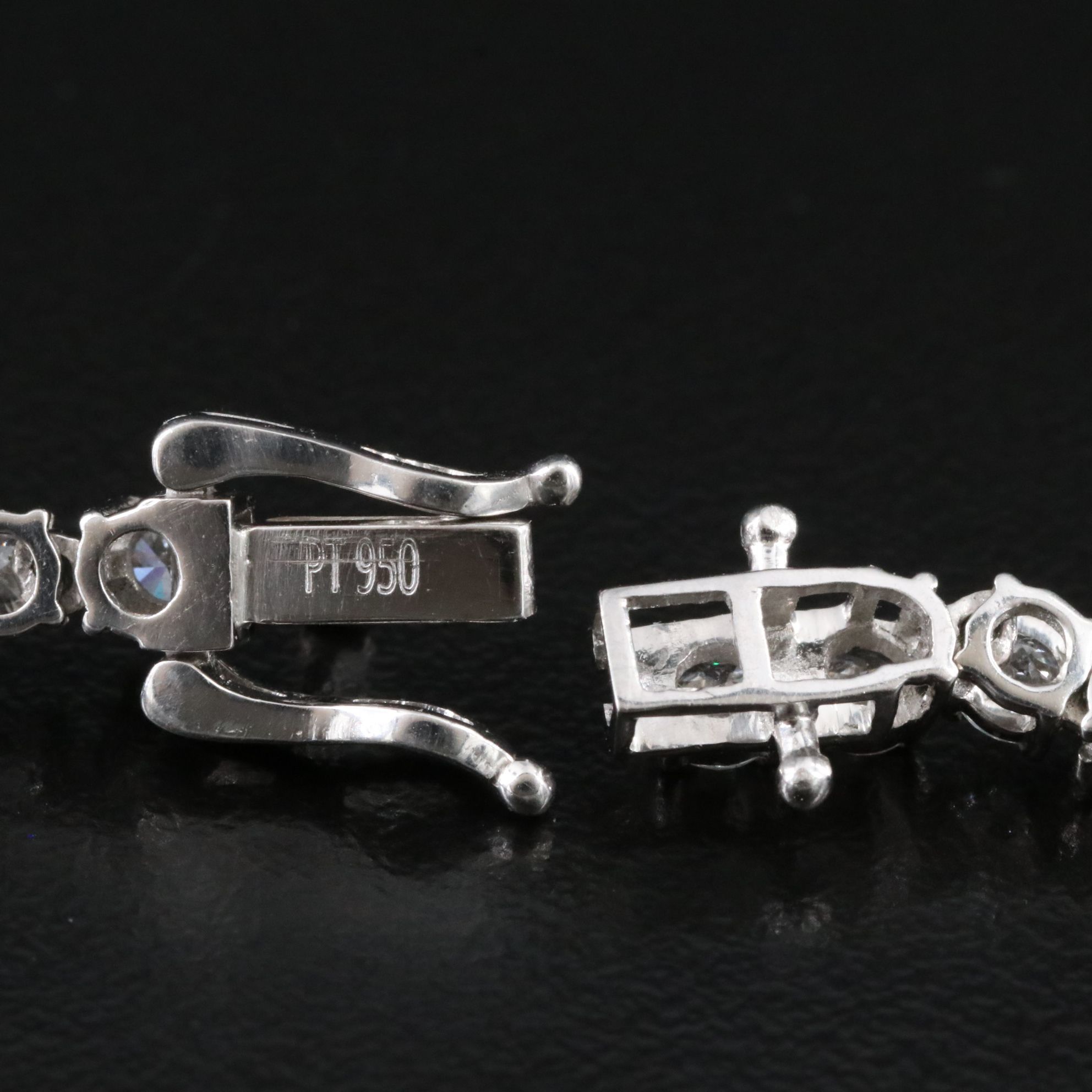 Platinum 21.13 CTW Lab Grown Diamond Riviera Necklace