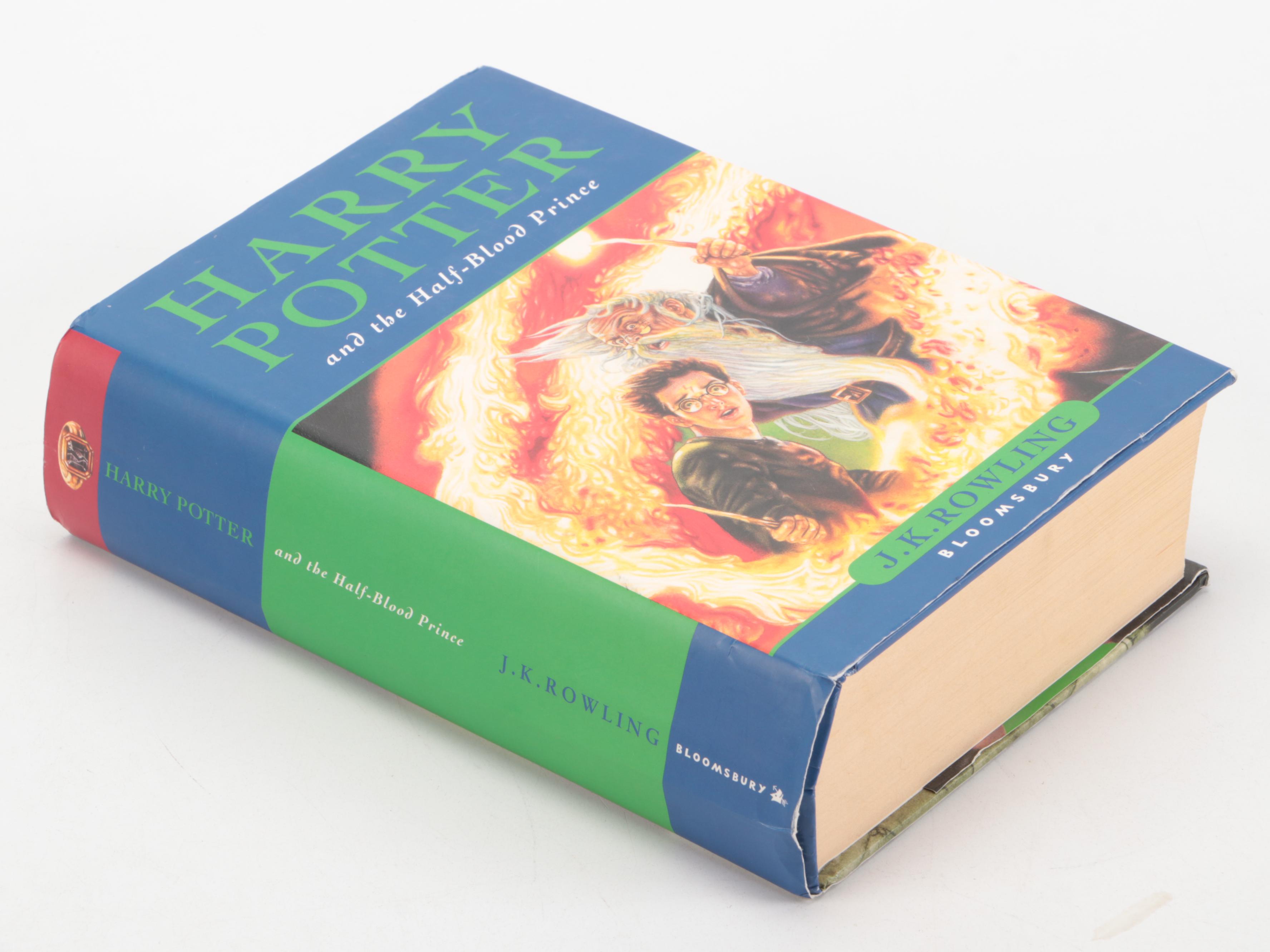 First UK Edition "Harry Potter and the Half-Blood Prince" by J. K. Rowling