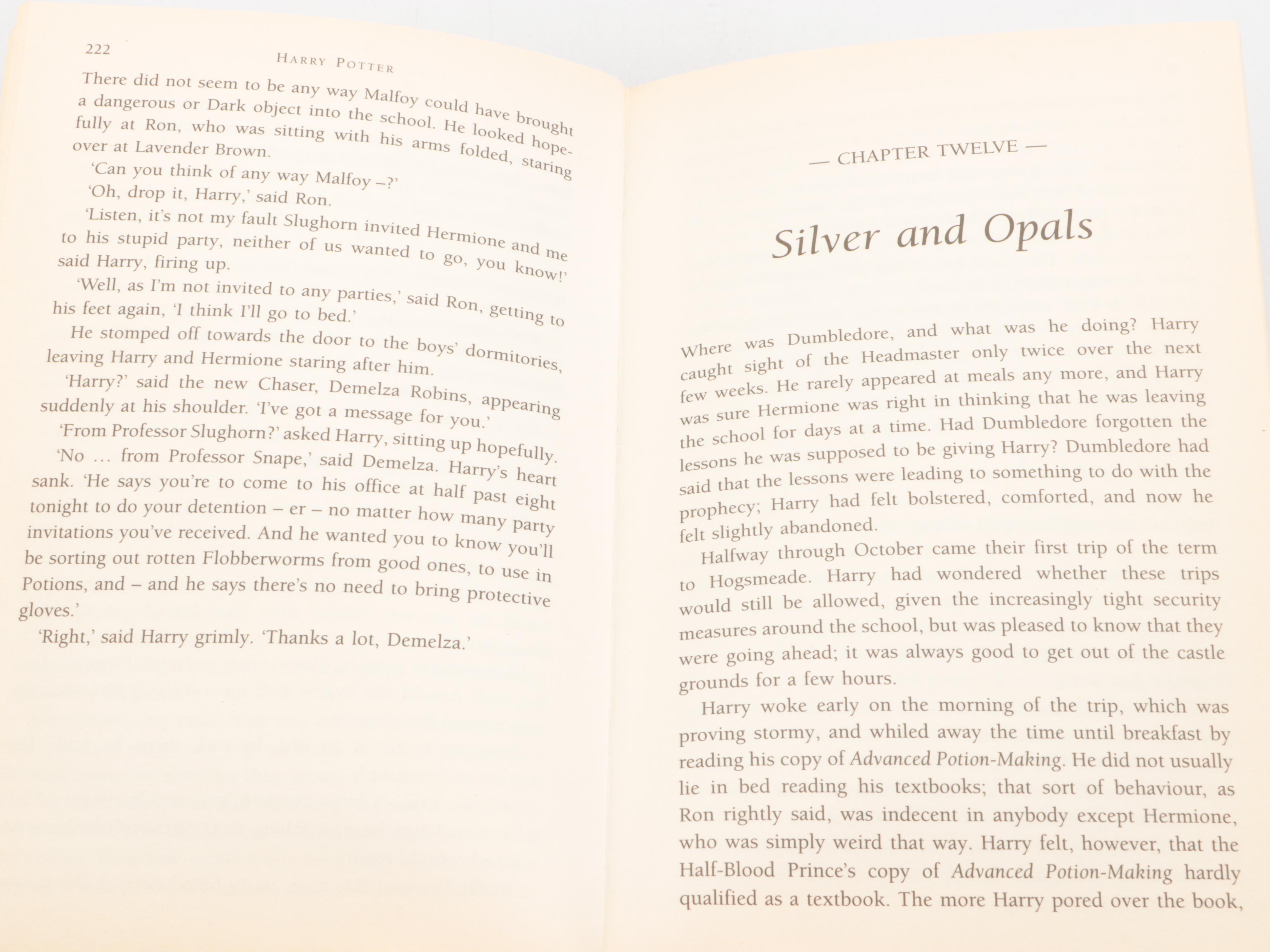 First UK Edition "Harry Potter and the Half-Blood Prince" by J. K. Rowling