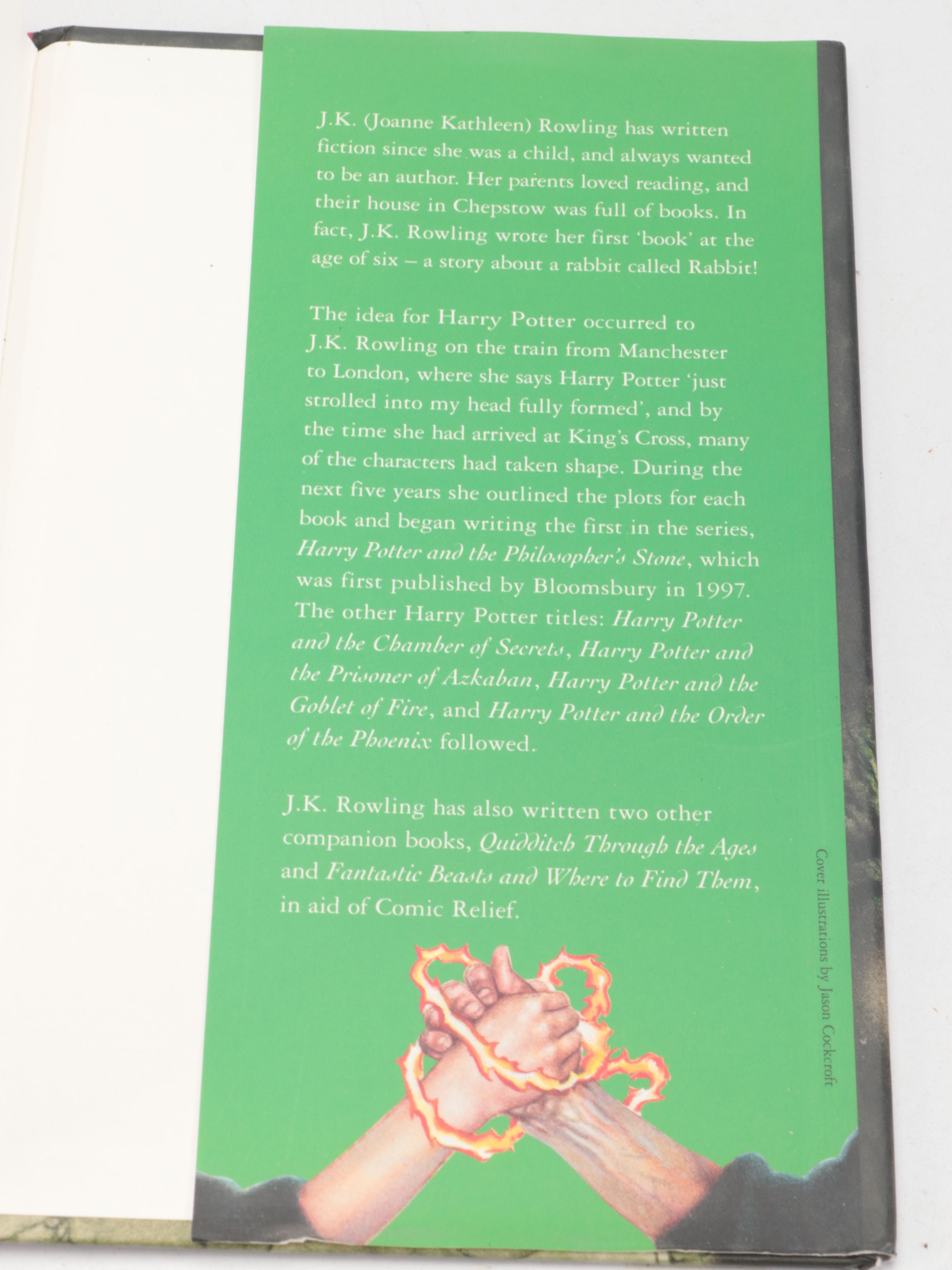 First UK Edition "Harry Potter and the Half-Blood Prince" by J. K. Rowling