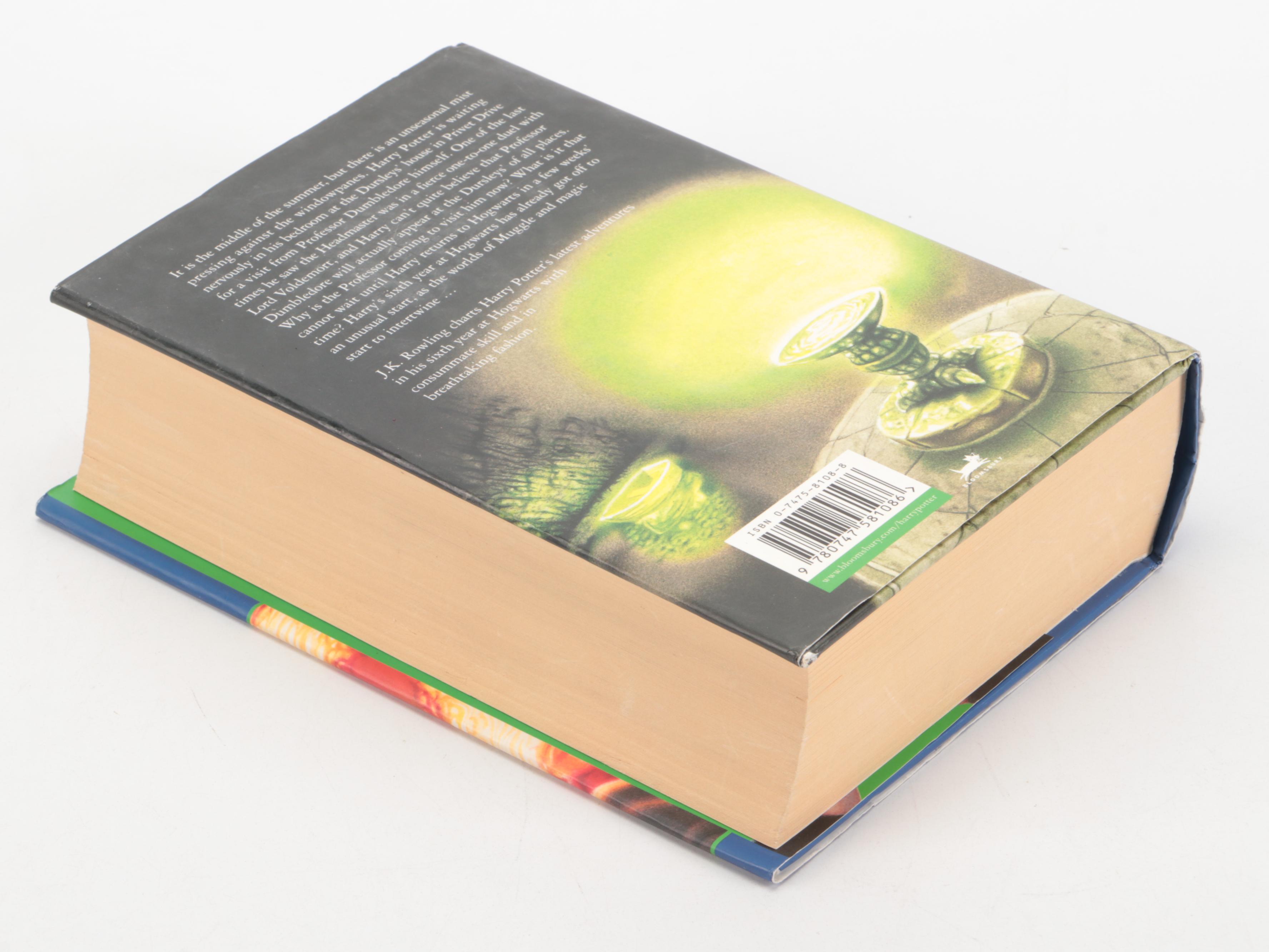 First UK Edition "Harry Potter and the Half-Blood Prince" by J. K. Rowling