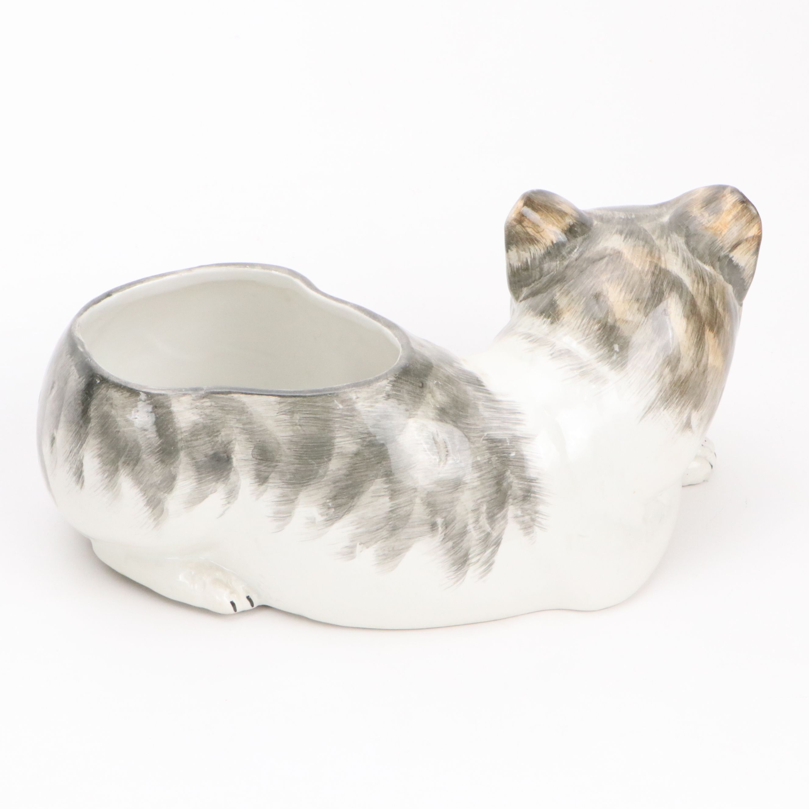 Herend "Rabbit on Leaf" Porcelain Figurine with Other Ceramic Animals