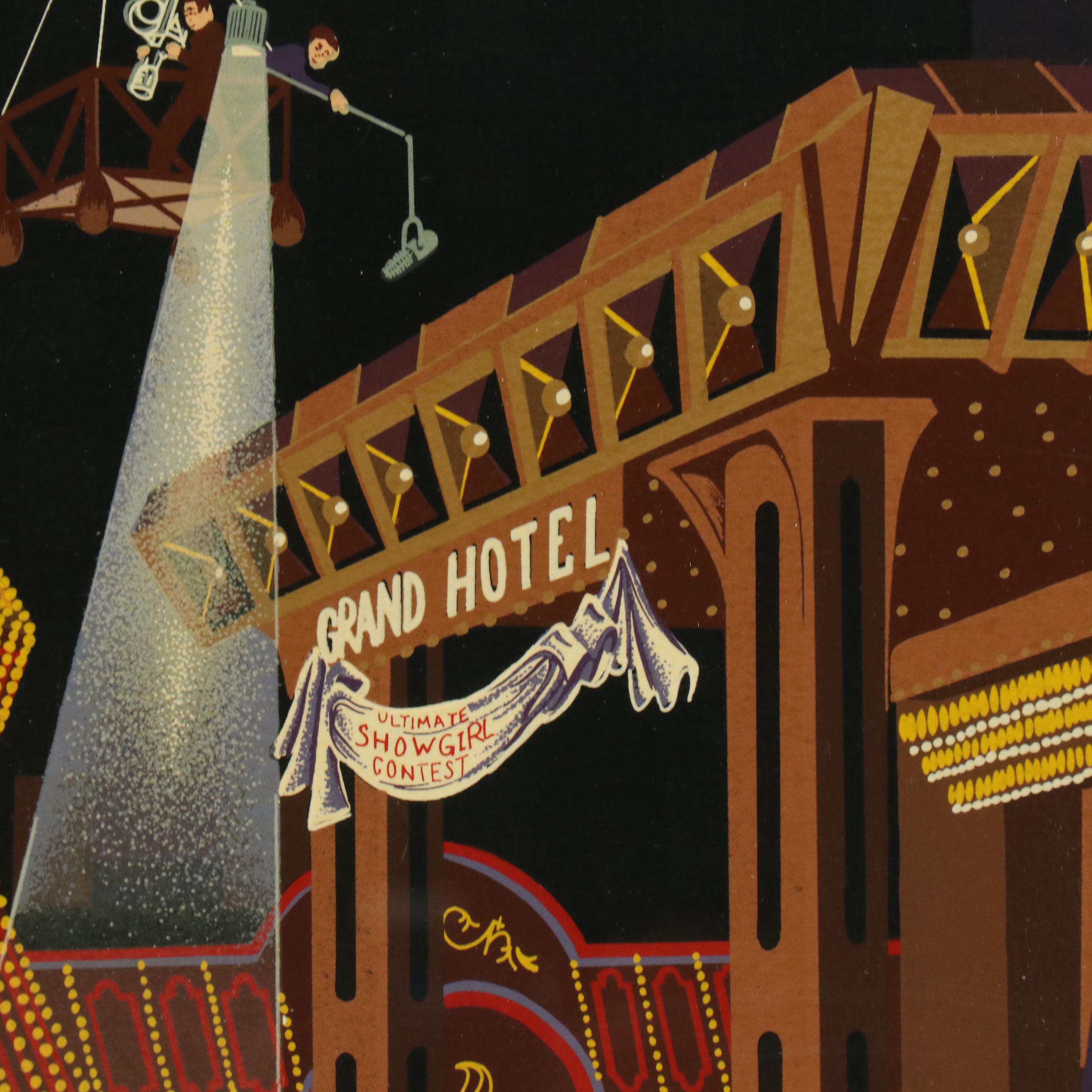 Melanie Taylor Kent Serigraph "Las Vegas," 1985