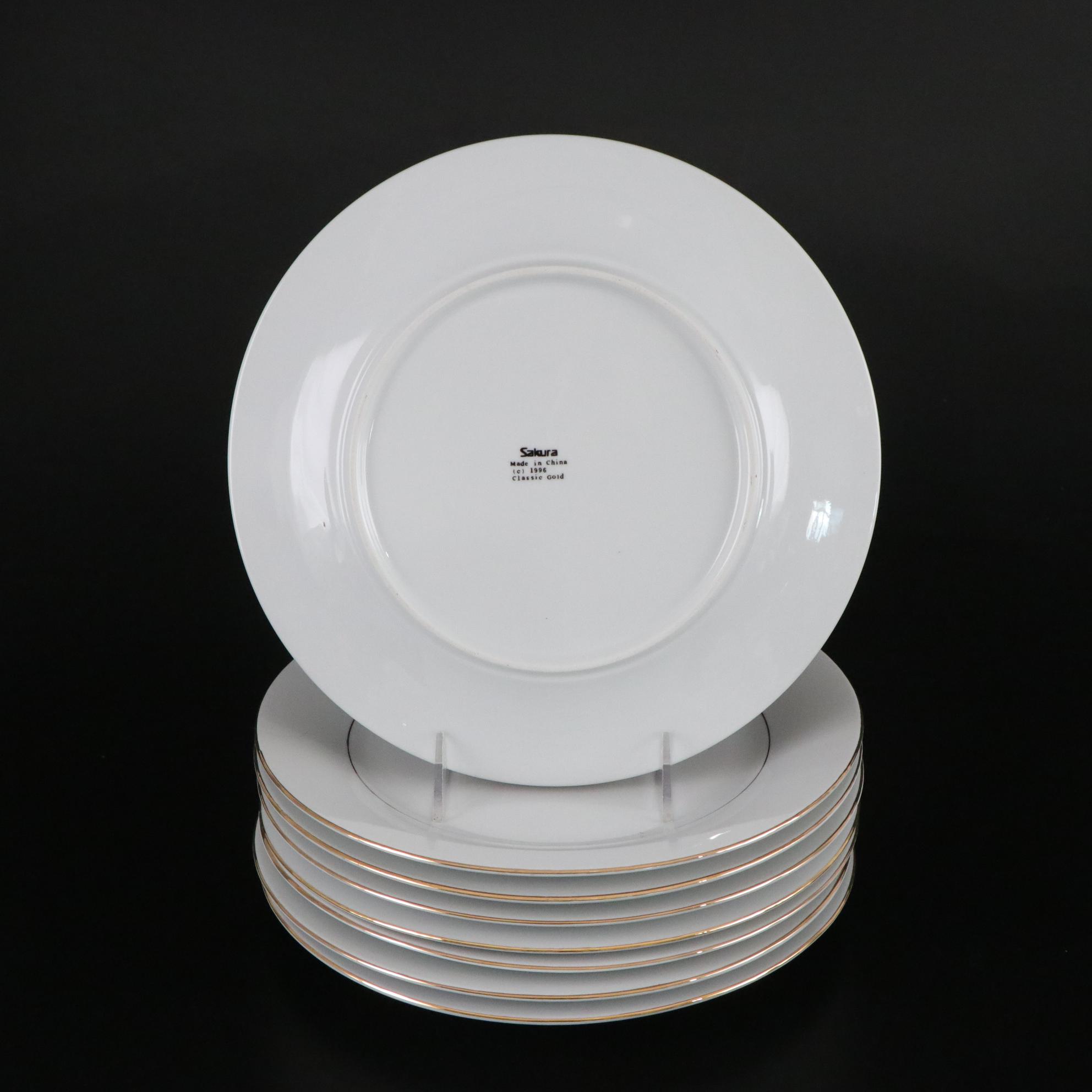 Sakura "Classic Gold" Porcelain Dinner Service