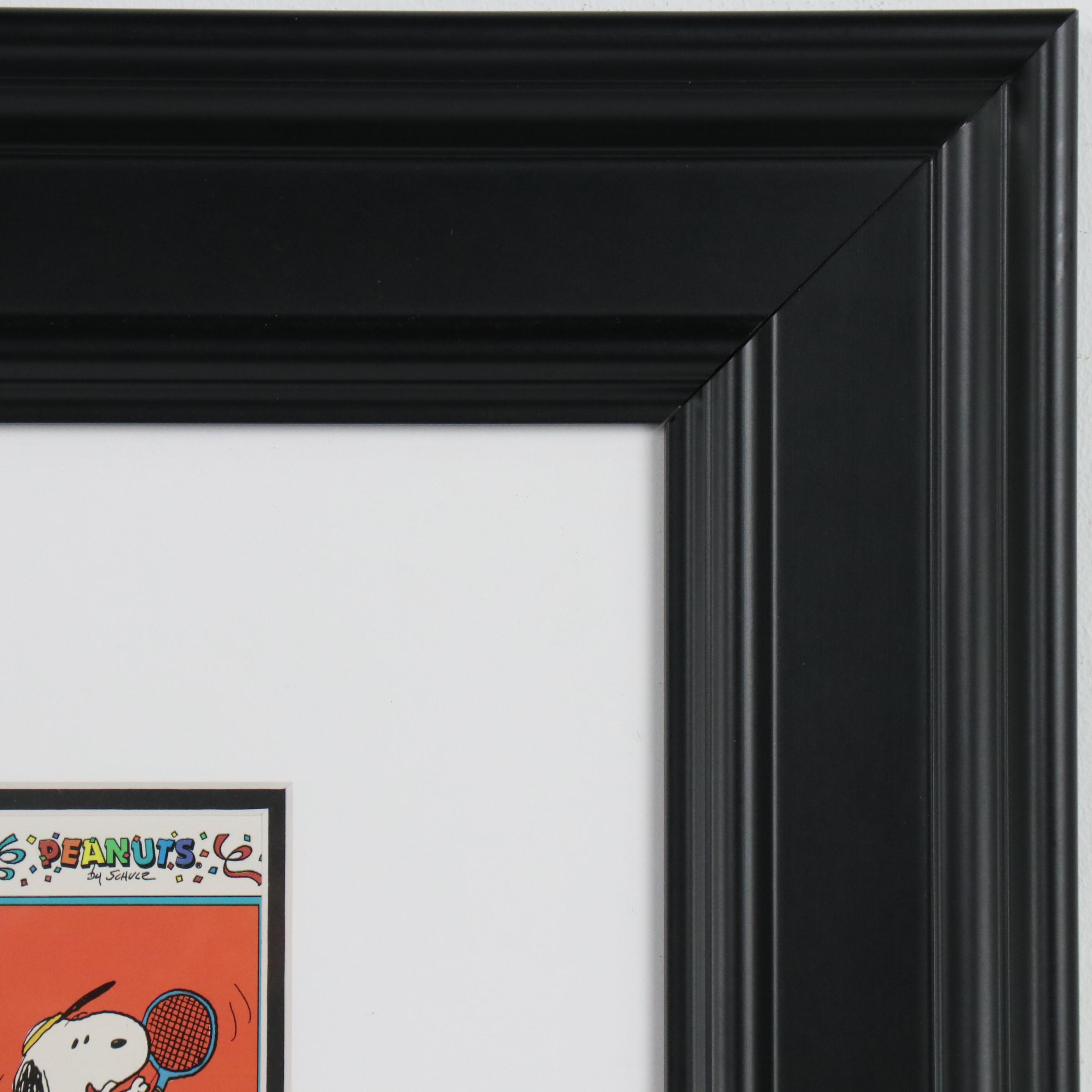 "Peanuts by Schulz" Sheet of Uncut Trading Cards