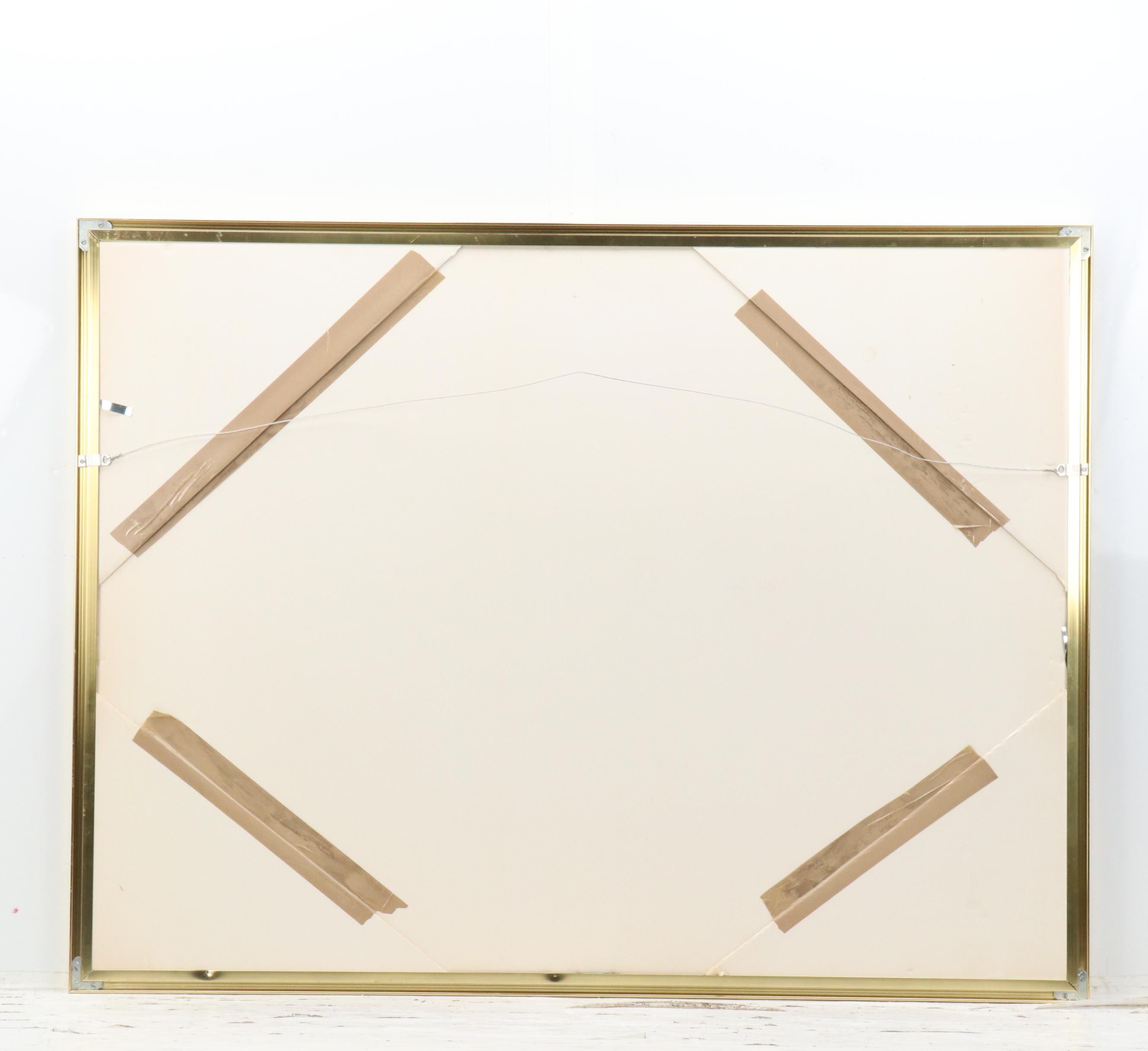 Melanie Taylor Kent Serigraph "Portraits in the Park," 1985