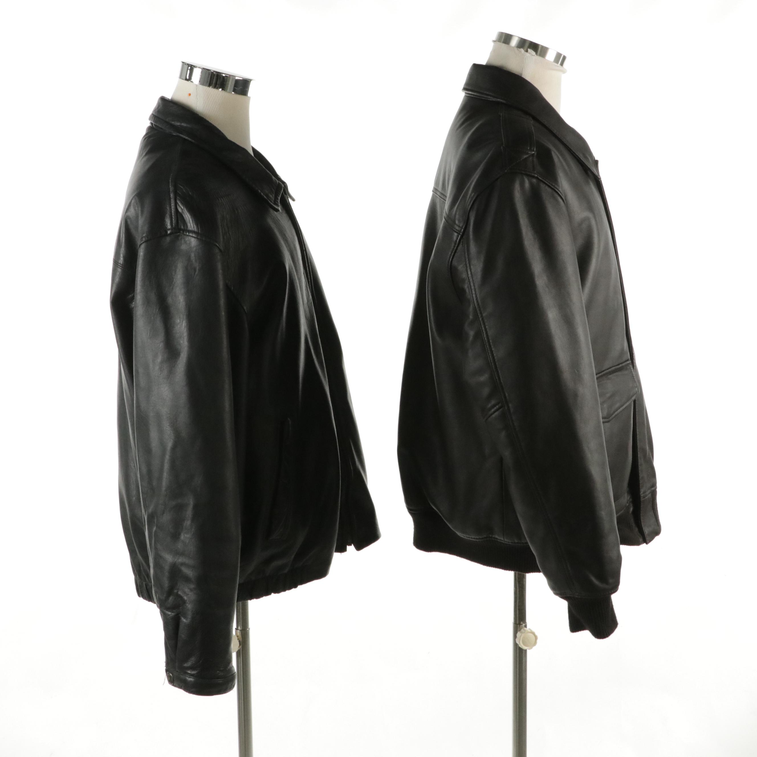 Men's Kenneth Cole Reaction and Blue Eagle Leather Jackets