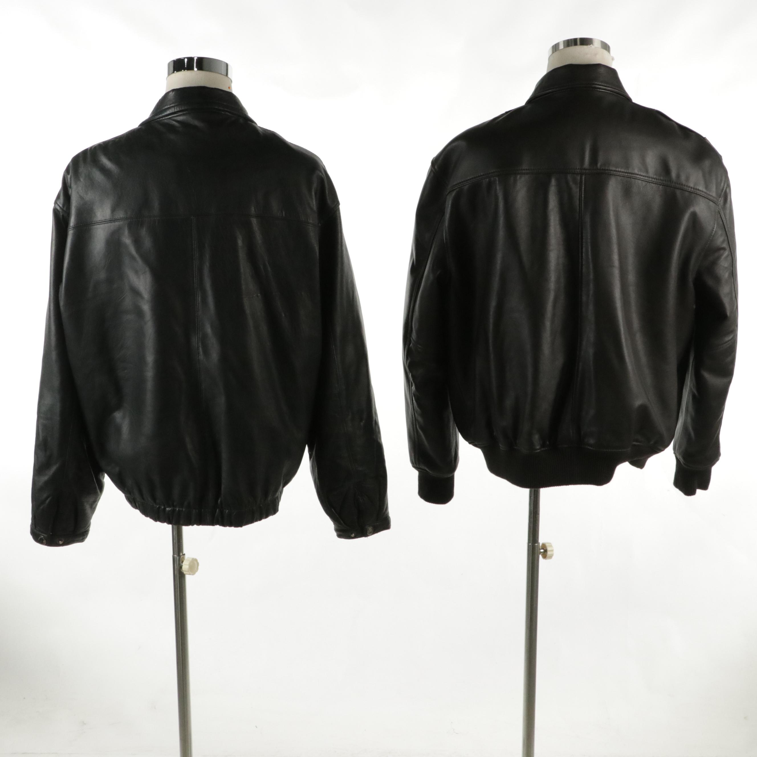 Men's Kenneth Cole Reaction and Blue Eagle Leather Jackets