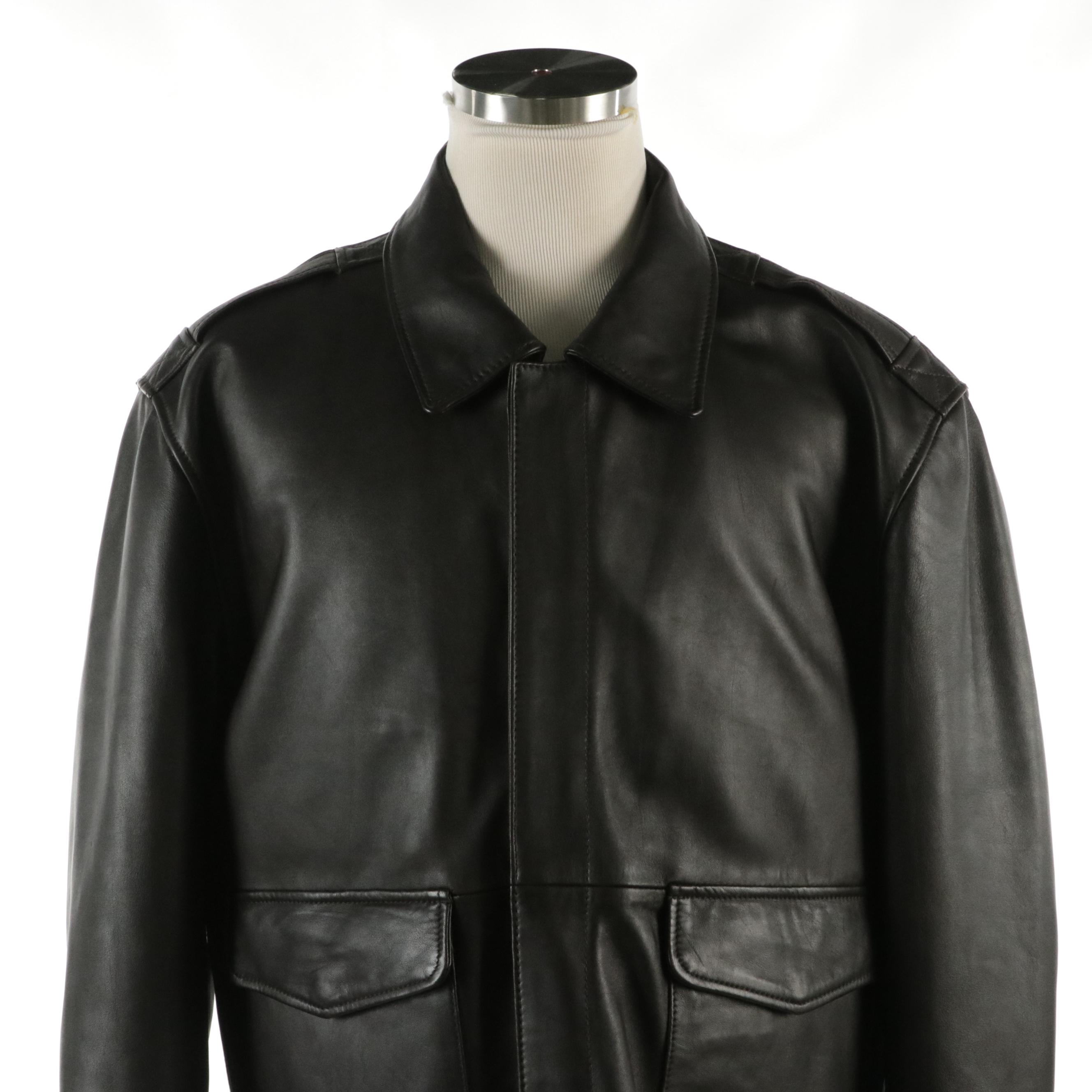 Men's Kenneth Cole Reaction and Blue Eagle Leather Jackets