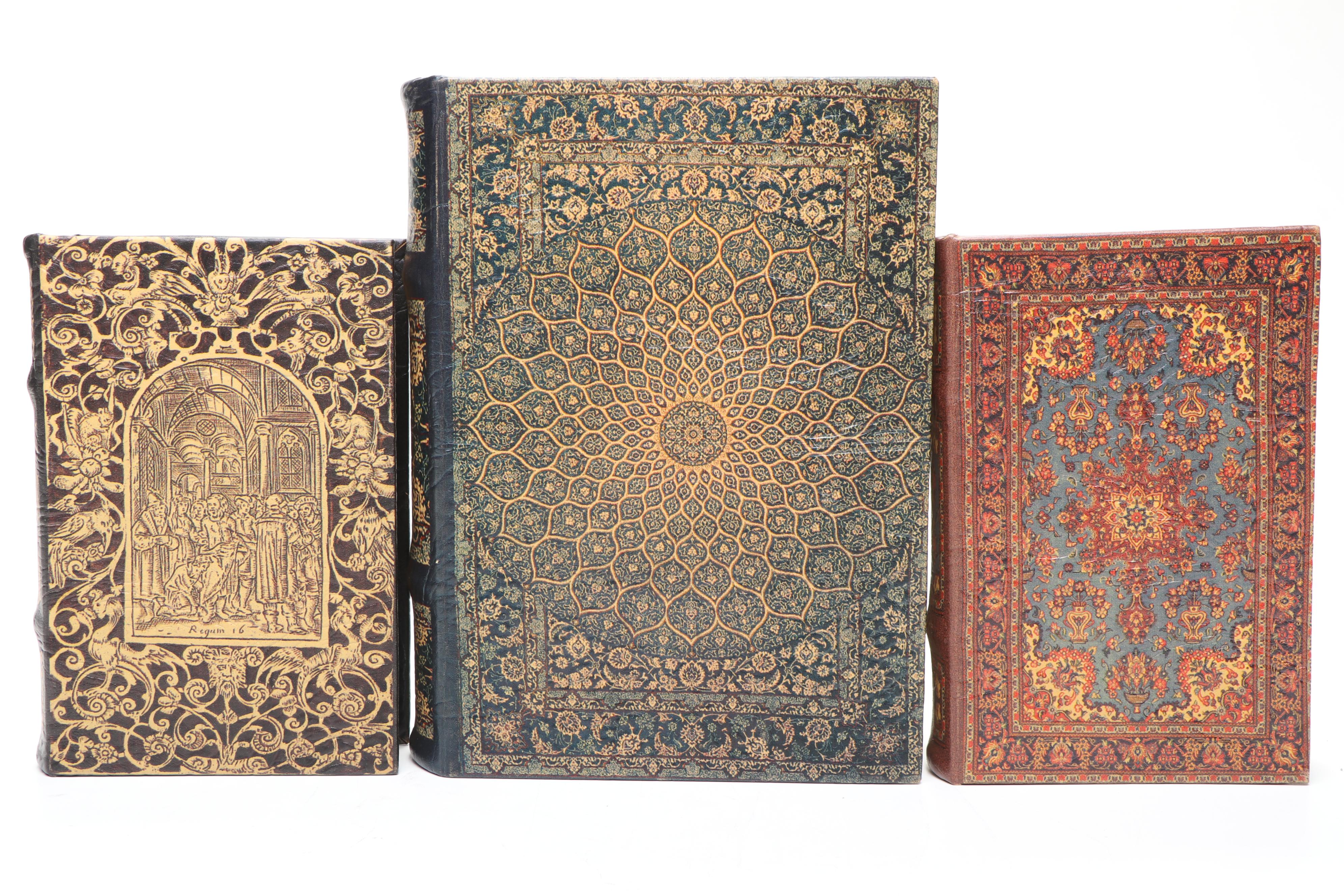 Timeworks Precision Wristwatches Desk Clock with Wooden Faux Book Boxes