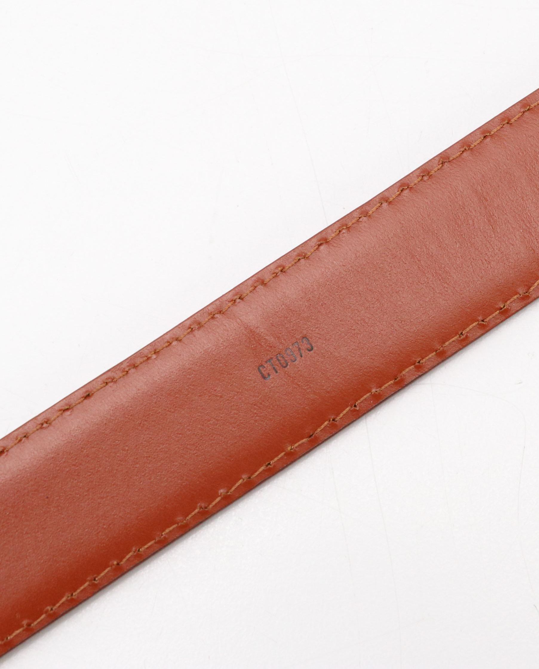 Louis Vuitton Belt in Kenyan Fawn Epi Leather