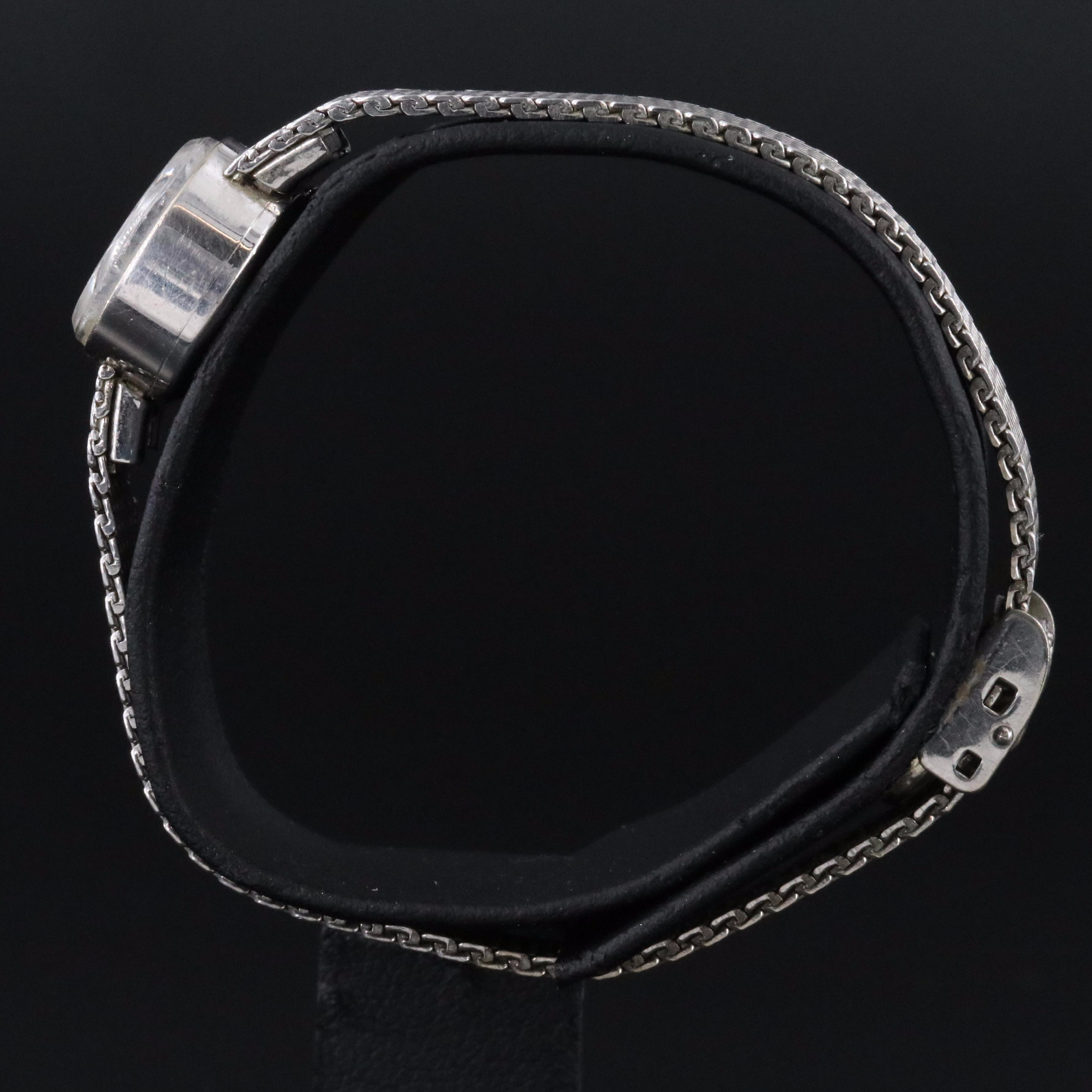 Vintage Omega White Gold-Plated Watch c.1968