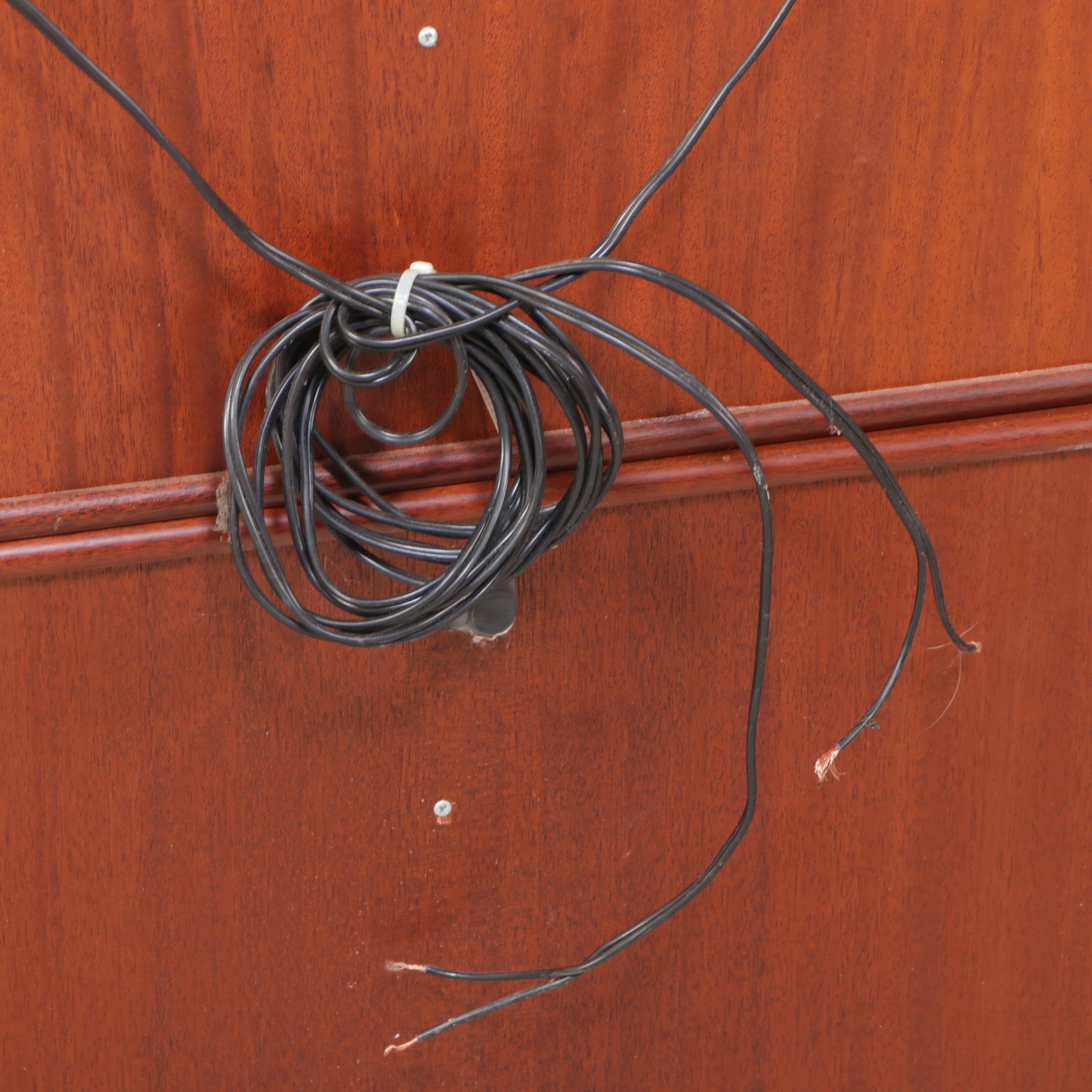 Modernist Style Rosewood Finished Modular Display Cabinets