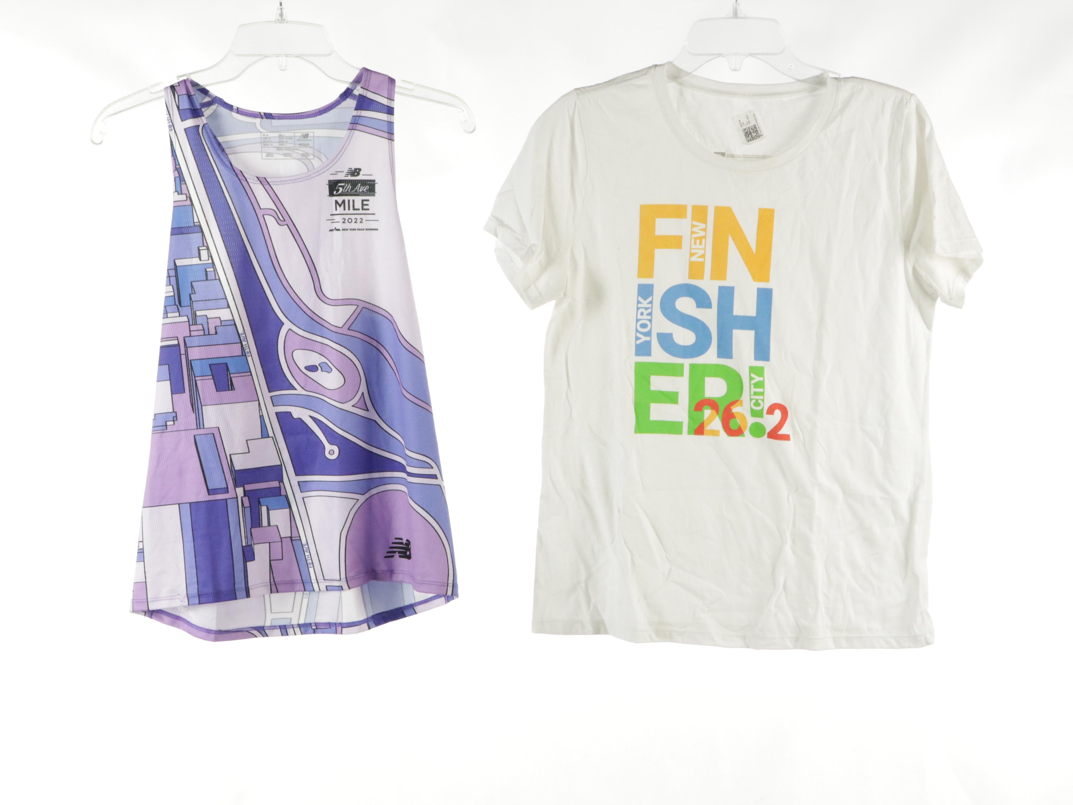Assorted Marathon T-Shirts, Tank Top and Long Sleeve Tops from New Balance More