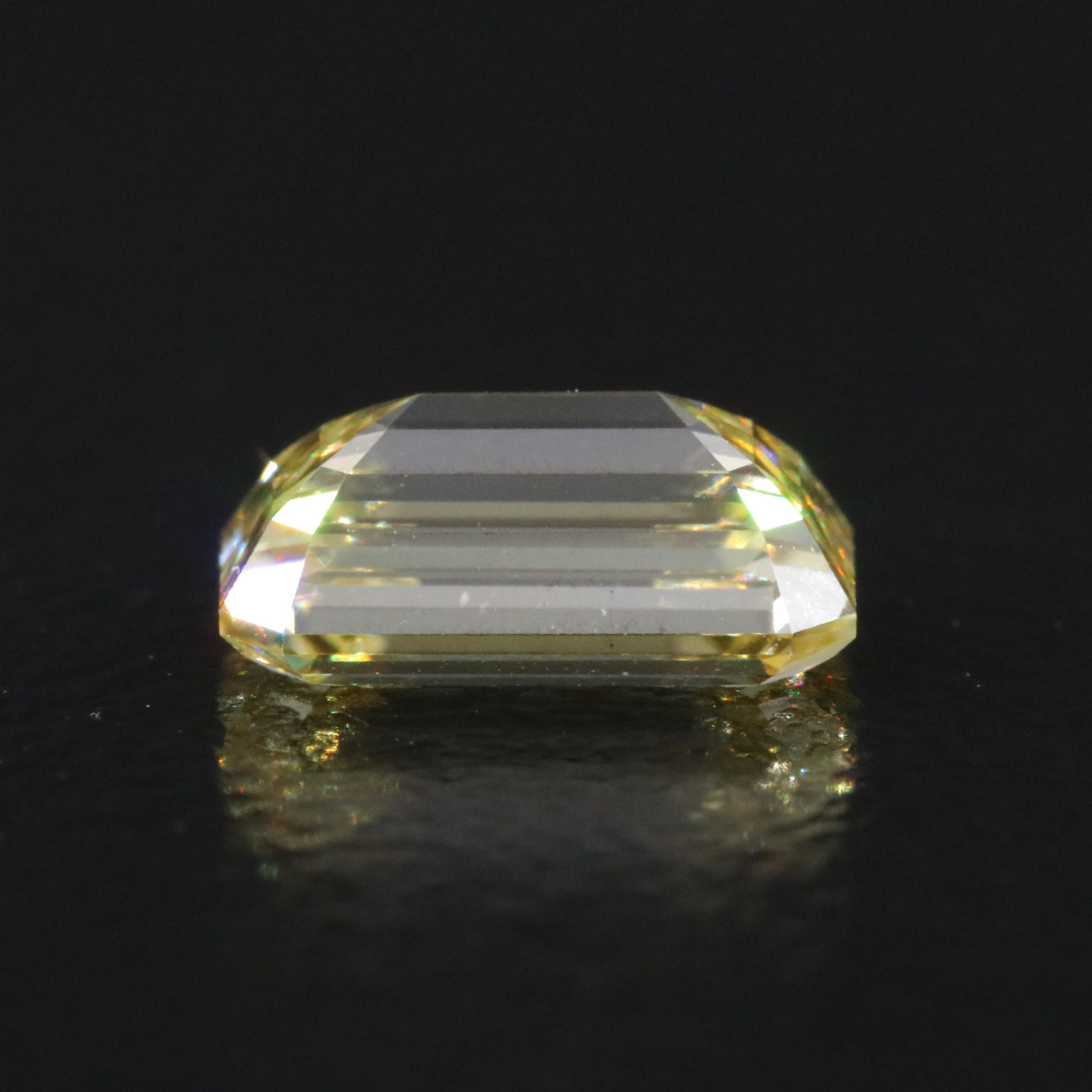 Loose 1.05 CT Lab Grown Fancy Yellow Diamond with IGI Report