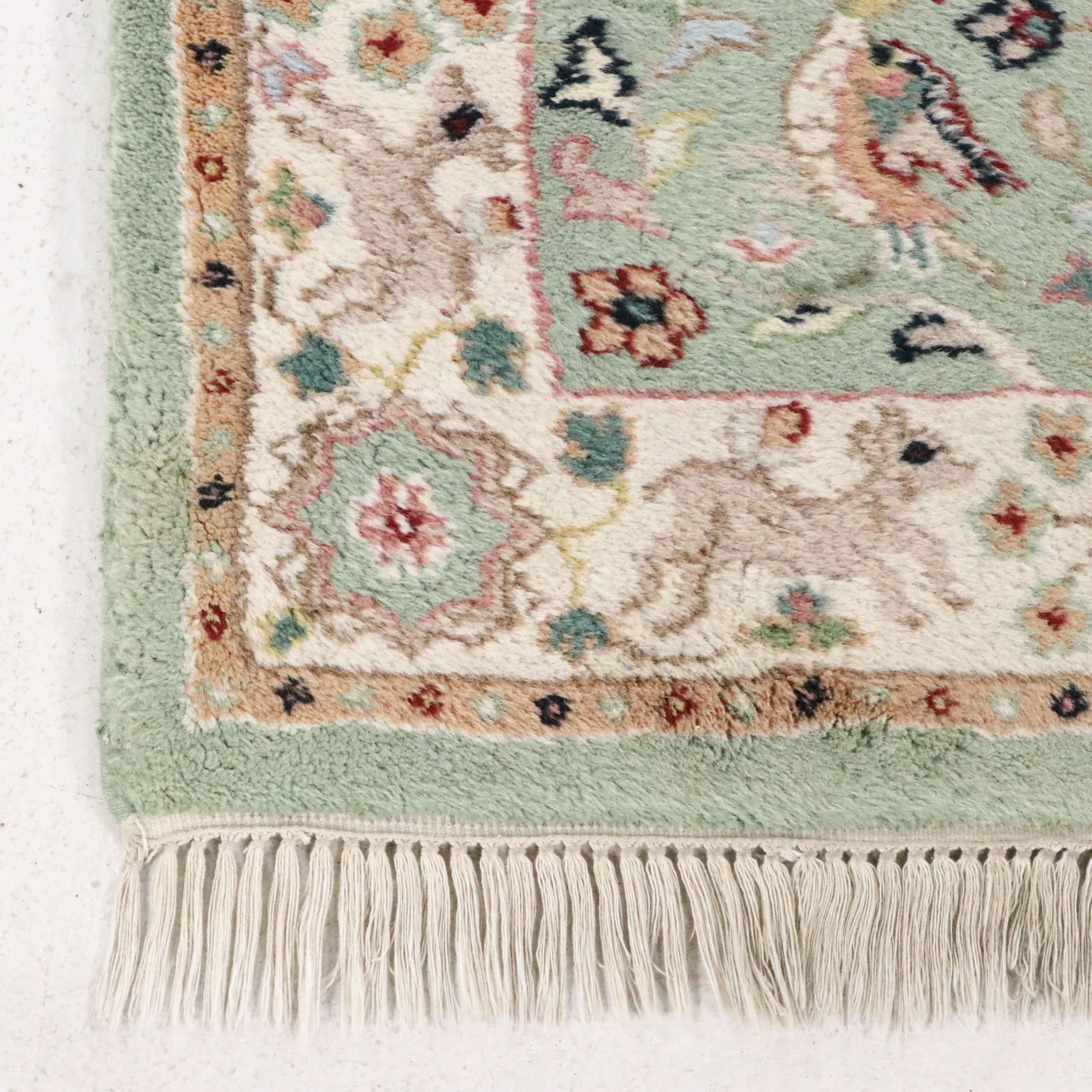 2'6 x 8'4 Hand-Knotted Indo-Persian Tabriz Carpet Runner