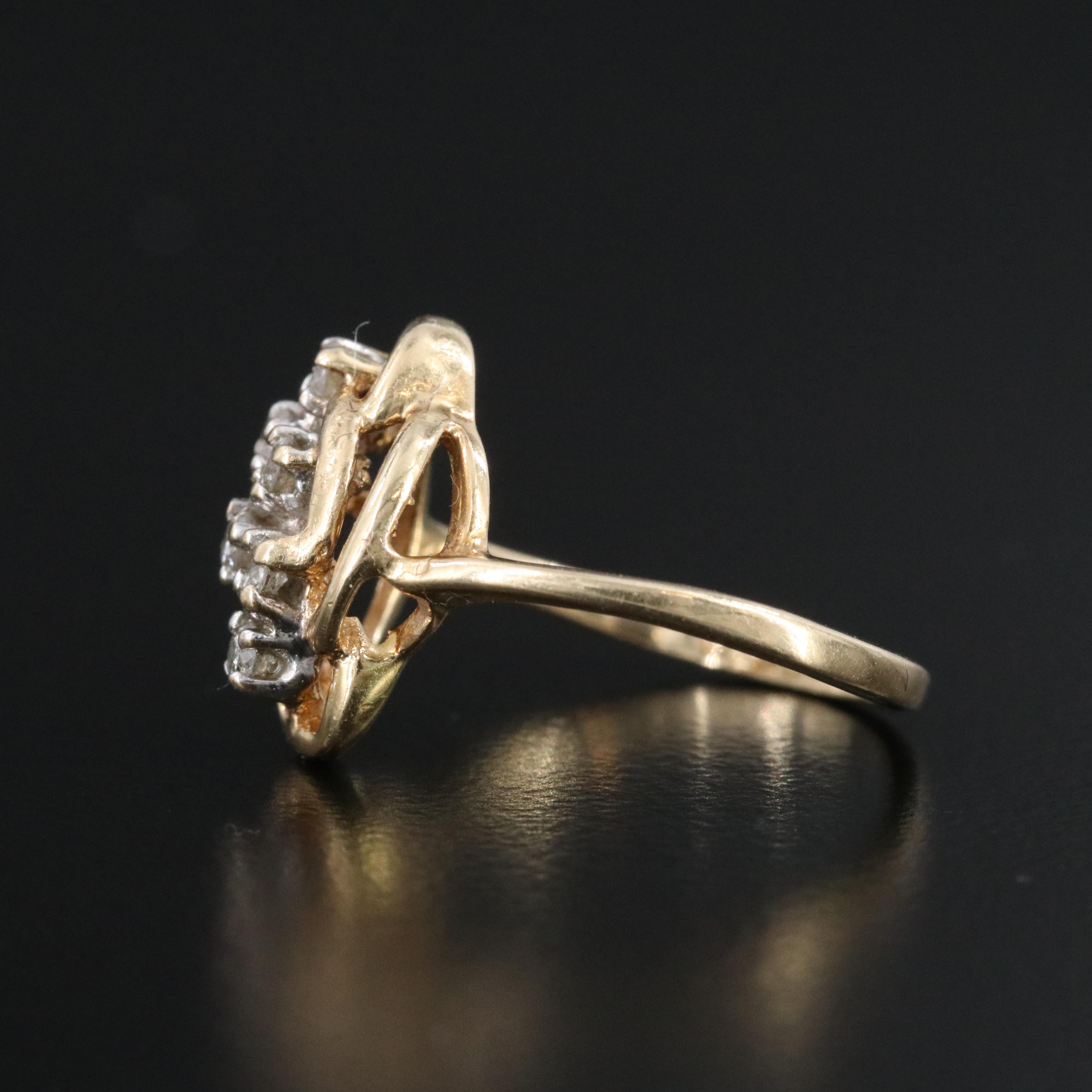 14K 0.15 CTW Diamond Ring