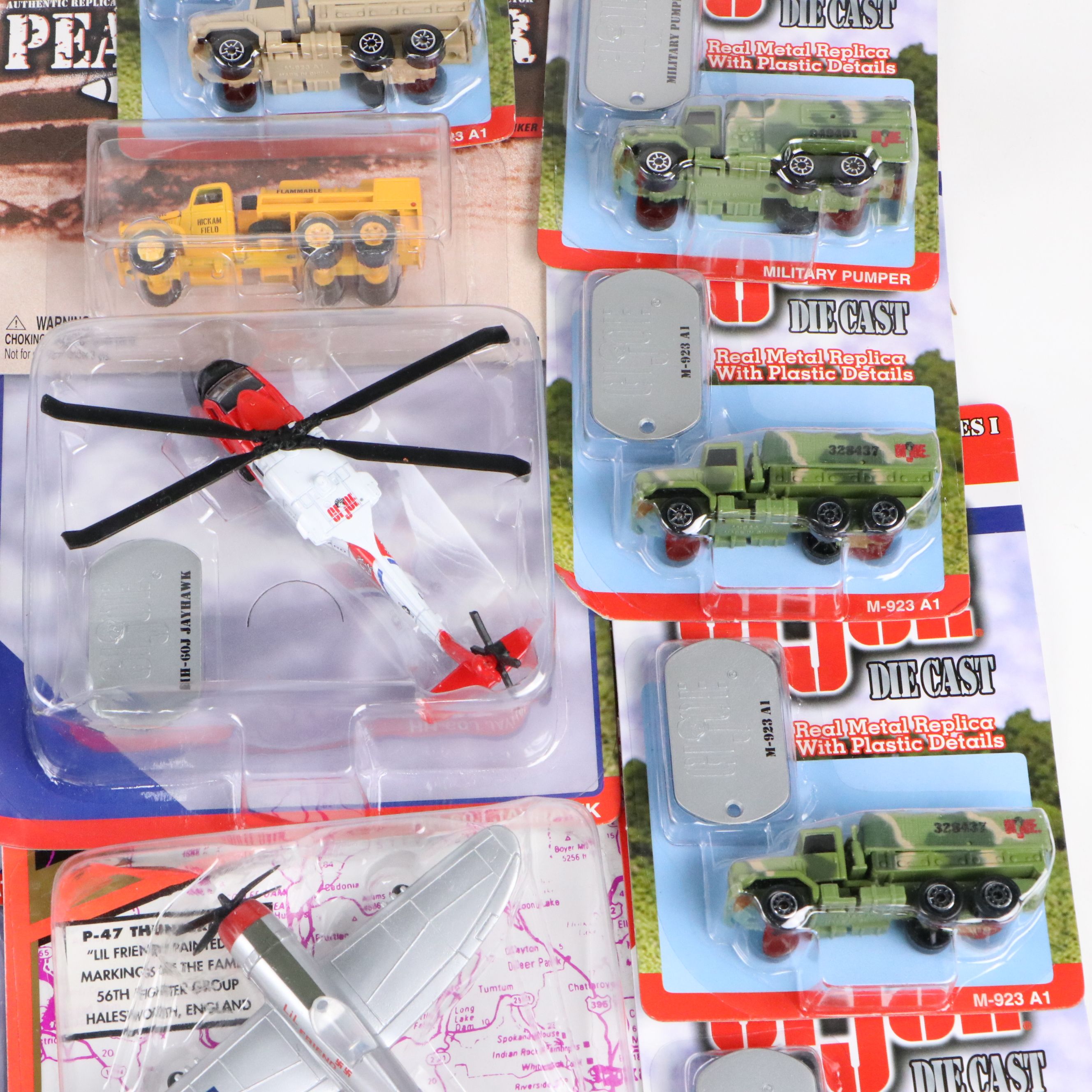 Maisto G.I. Joe "F-14 Tomcat,"F-18C Hornet" with More Toy Planes and Vehicles