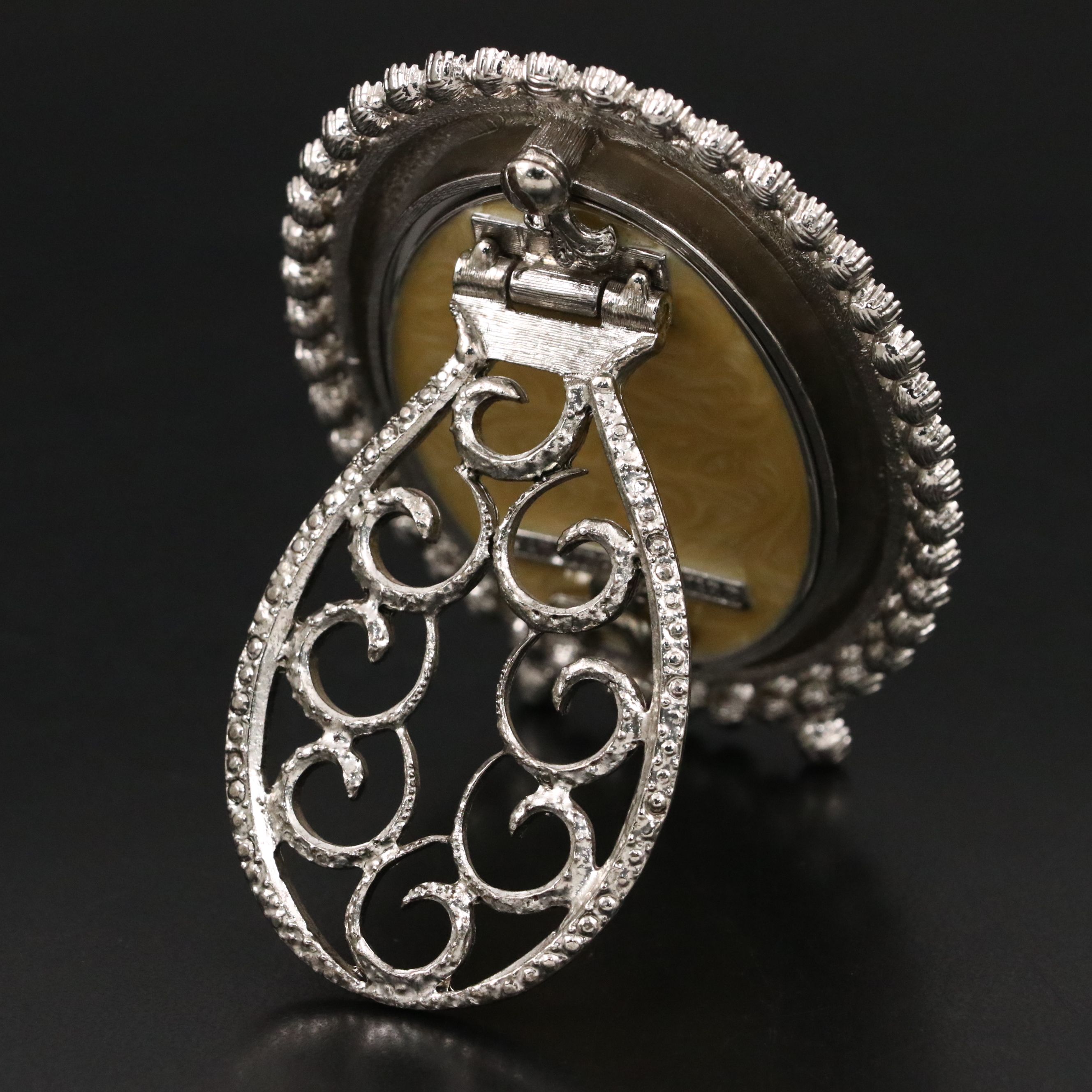 Jay Strongwater Enameled and Embellished Oval Picture Frame