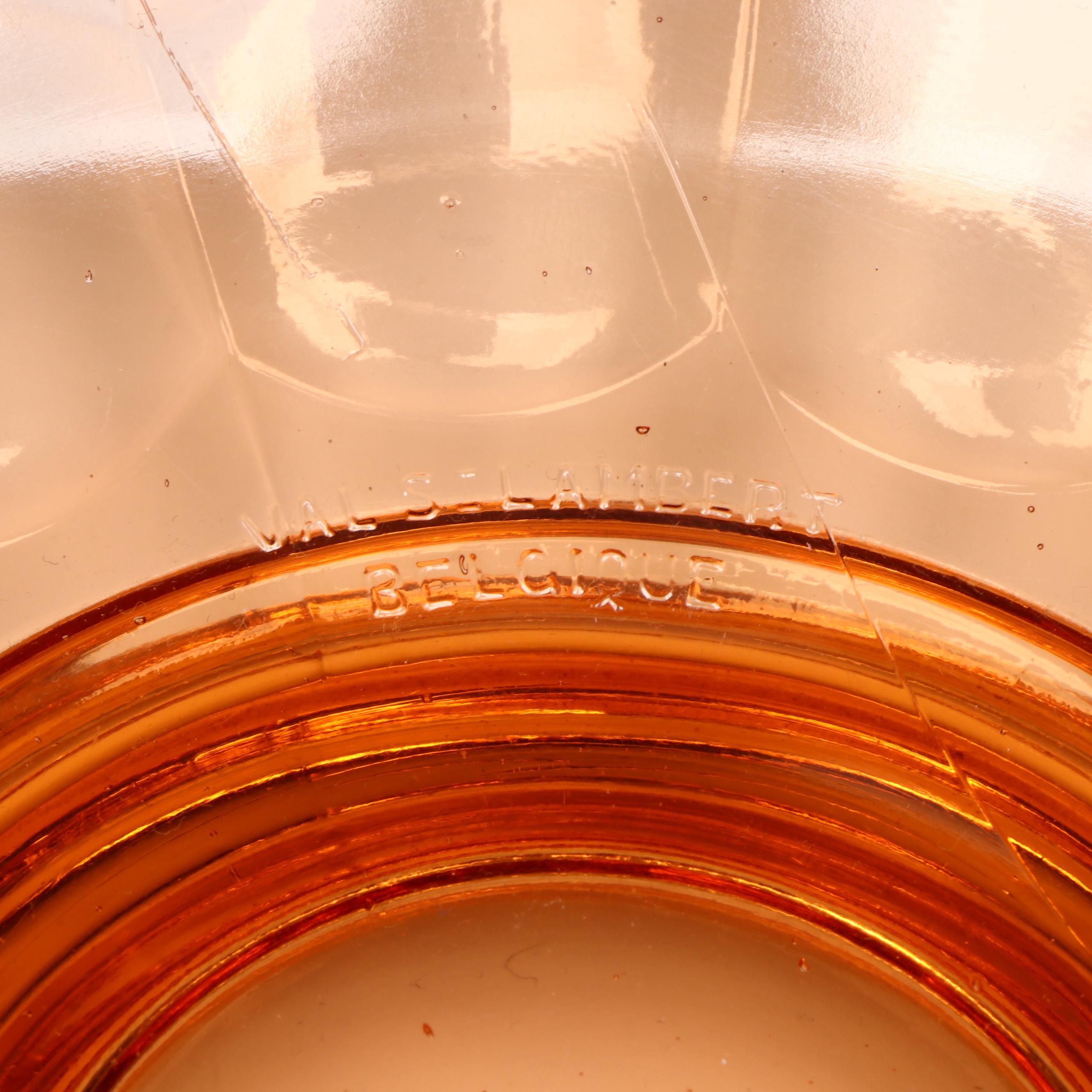 Charles Graffart and René Delvenne for Val St. Lambert Luxval "Noémie" Coupe