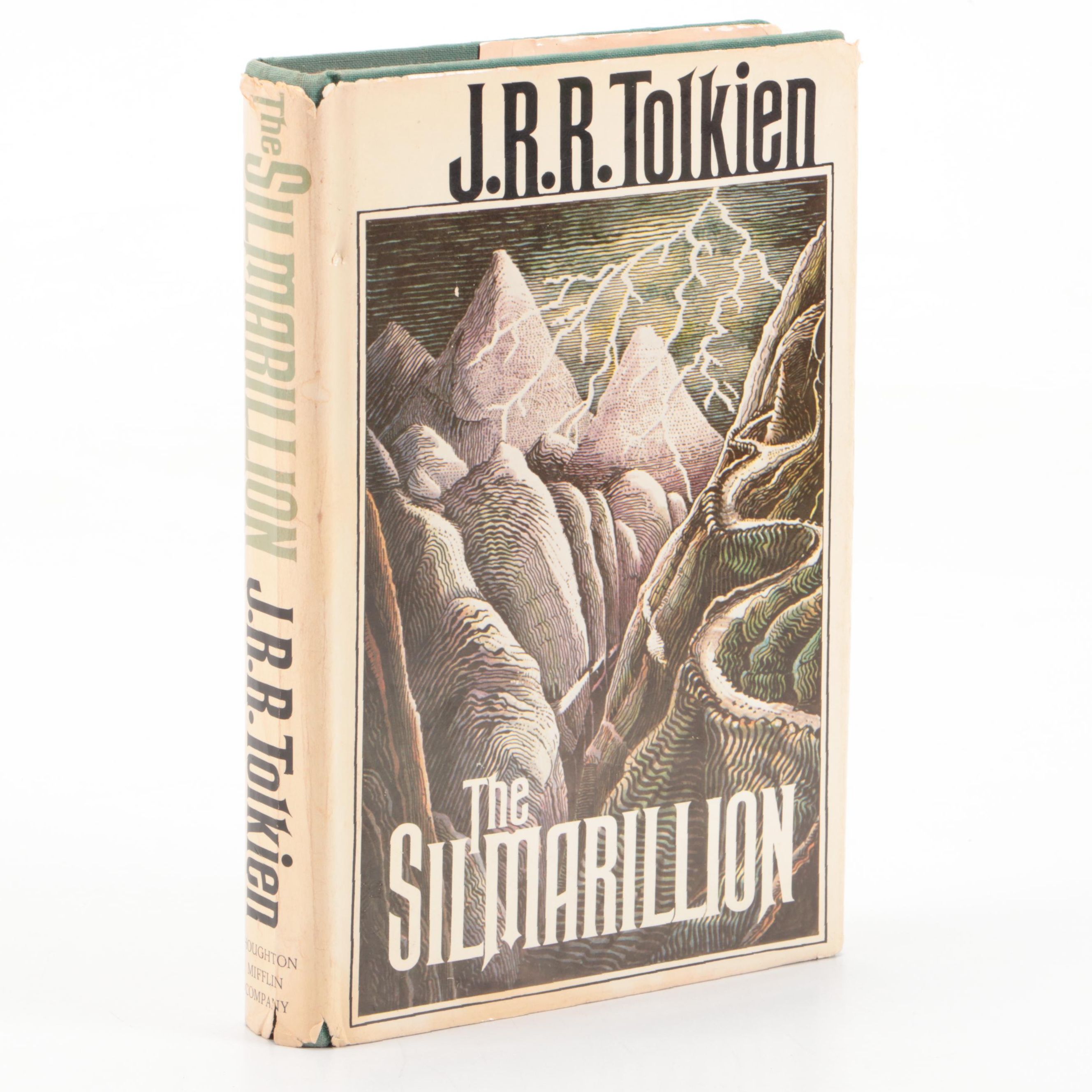 First American Edition "The Silmarillion" by J. R. R. Tolkien with Map, 1977
