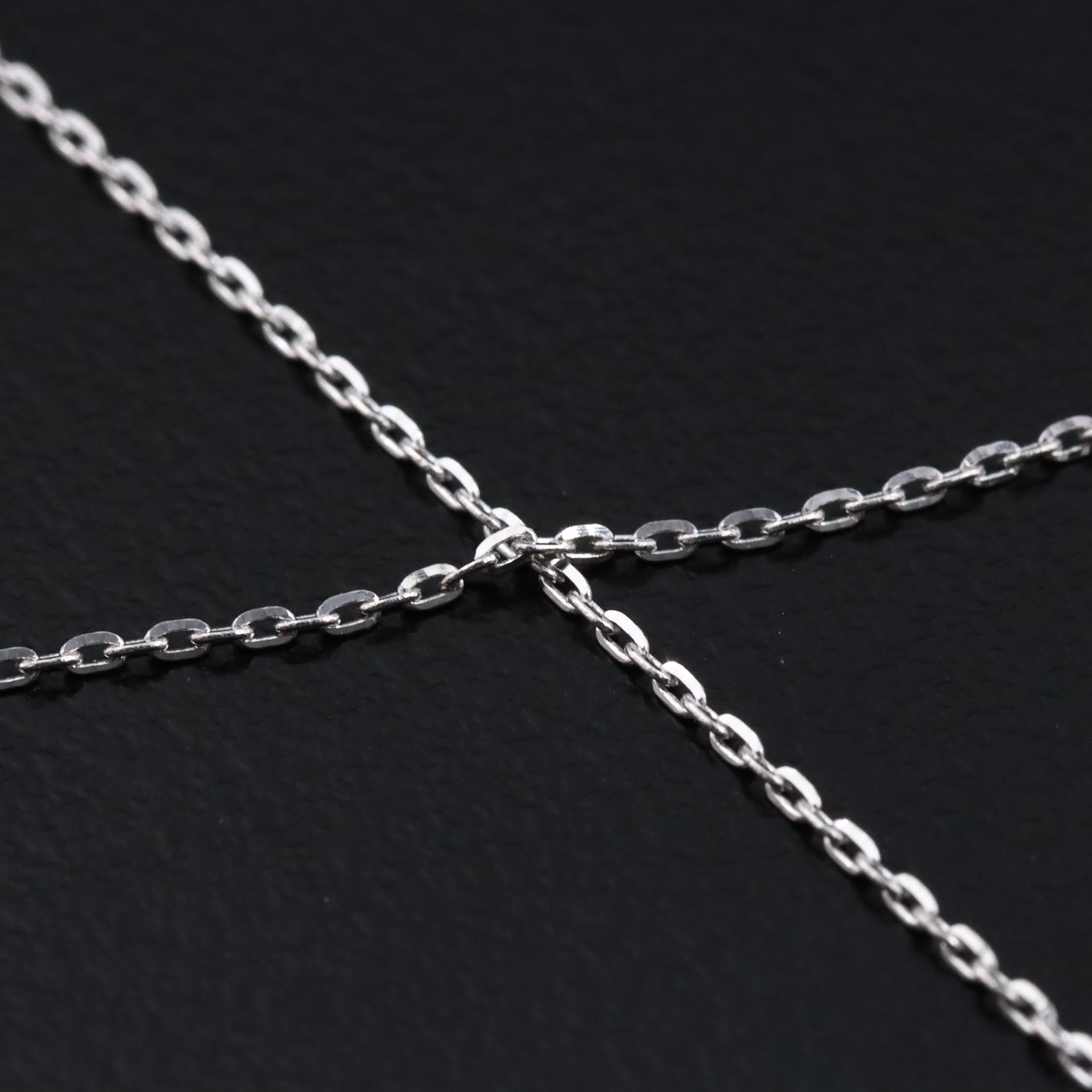 14K 3.37 CTW Lab Grown Diamond Pendant Necklace with IGI Jewelry Report