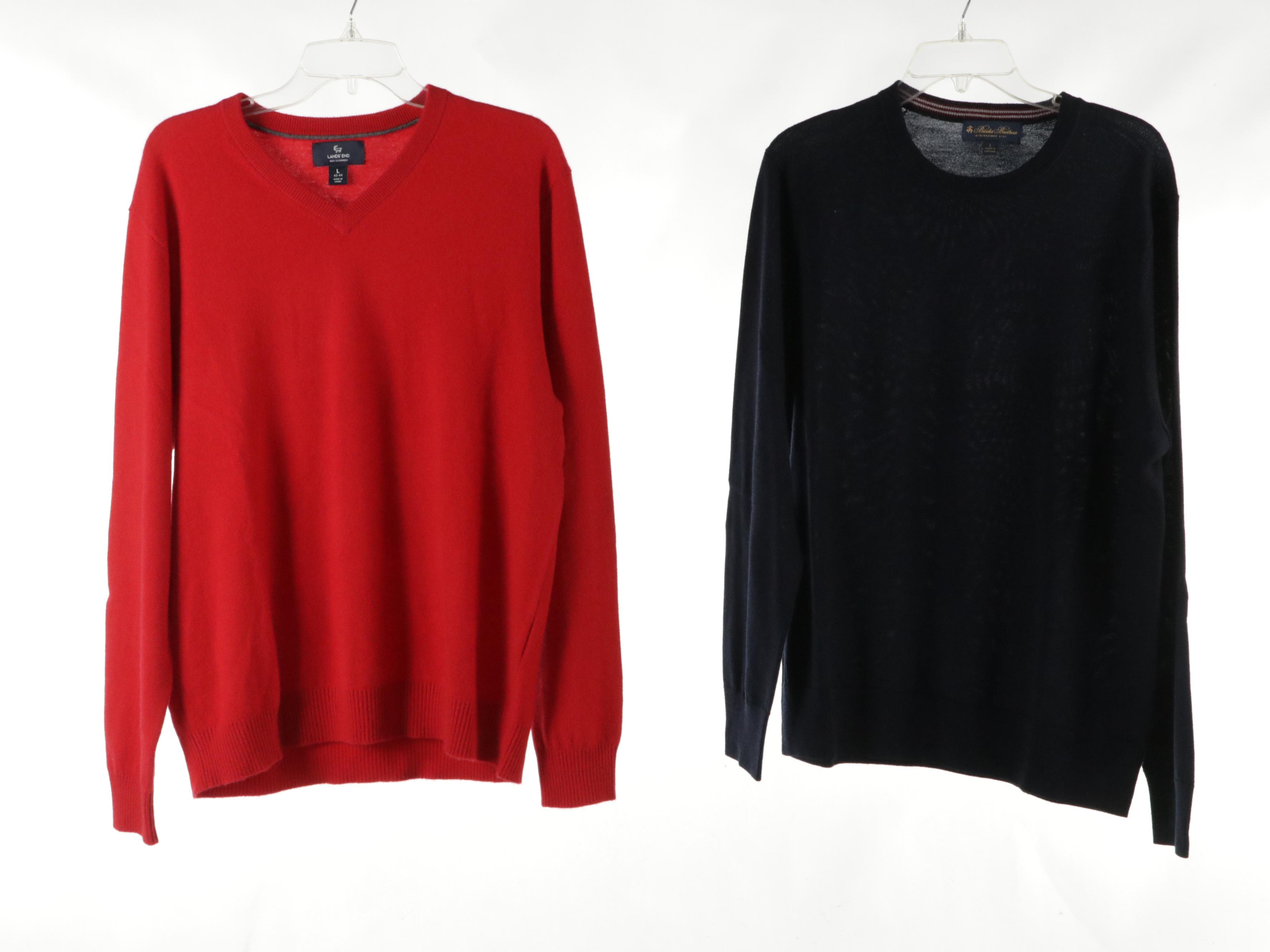 Men's Cashmere, Lambswool & Other Sweaters from L.L.Bean, Brooks Brothers & More