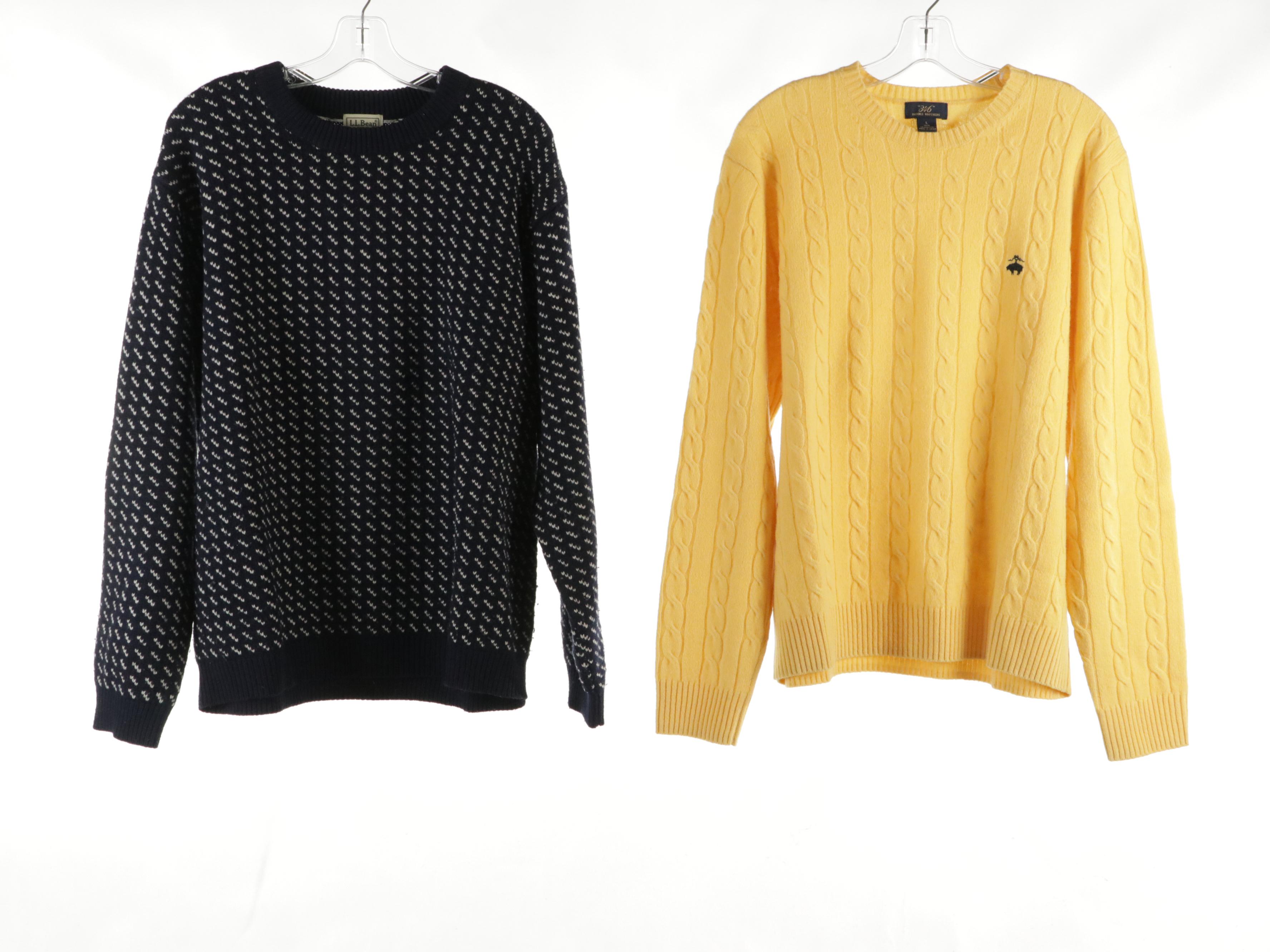 Men's Cashmere, Lambswool & Other Sweaters from L.L.Bean, Brooks Brothers & More